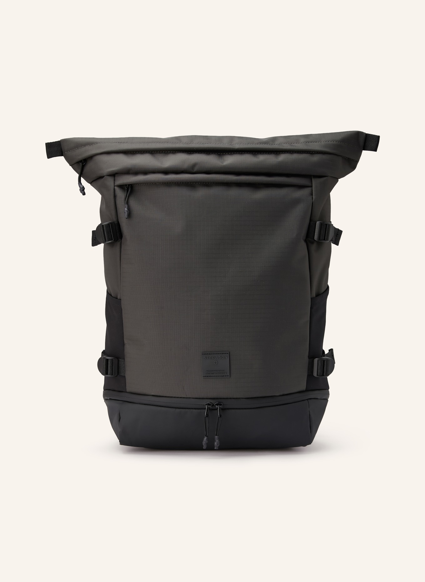 STRELLSON Plecak NEW HAM SEBASTIAN: CIEMNOZIELONY / CZARNY