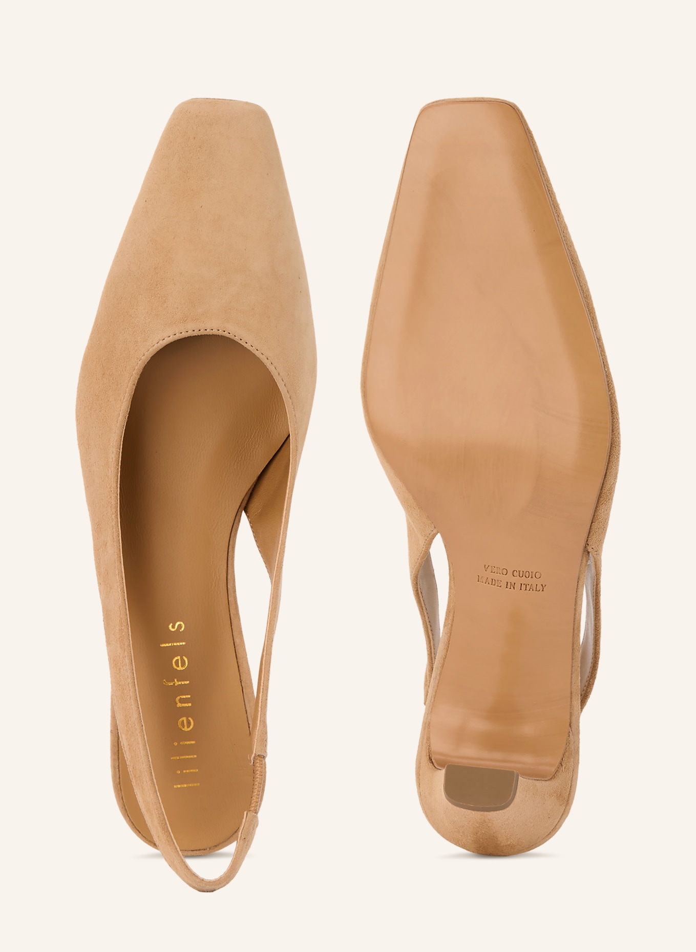 lilienfels Slingpumps: CAMEL