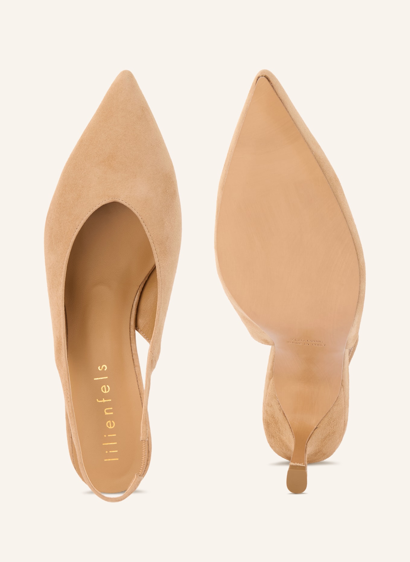 lilienfels Slingpumps: HELLBRAUN