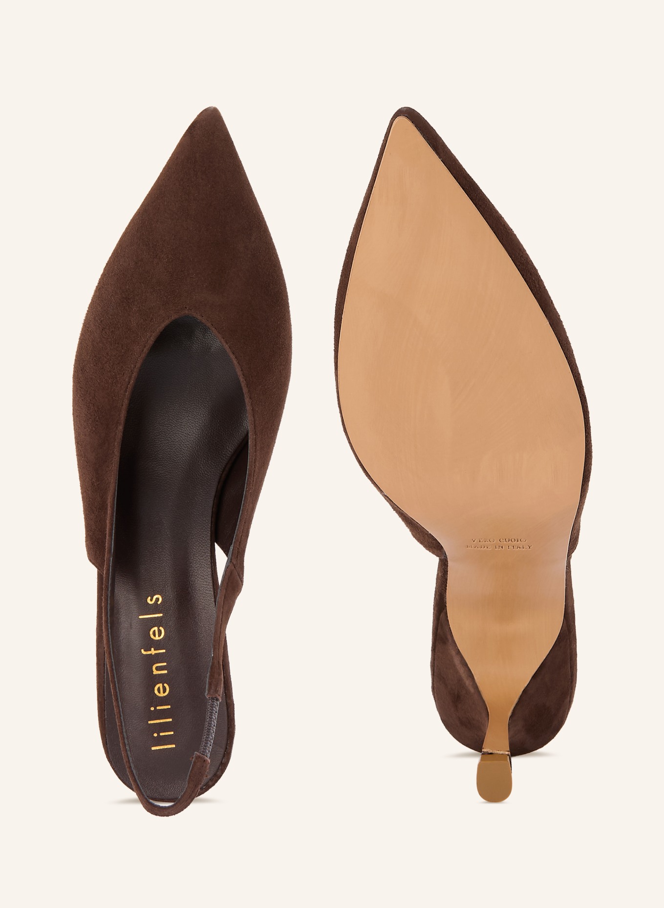lilienfels Slingpumps: DUNKELBRAUN