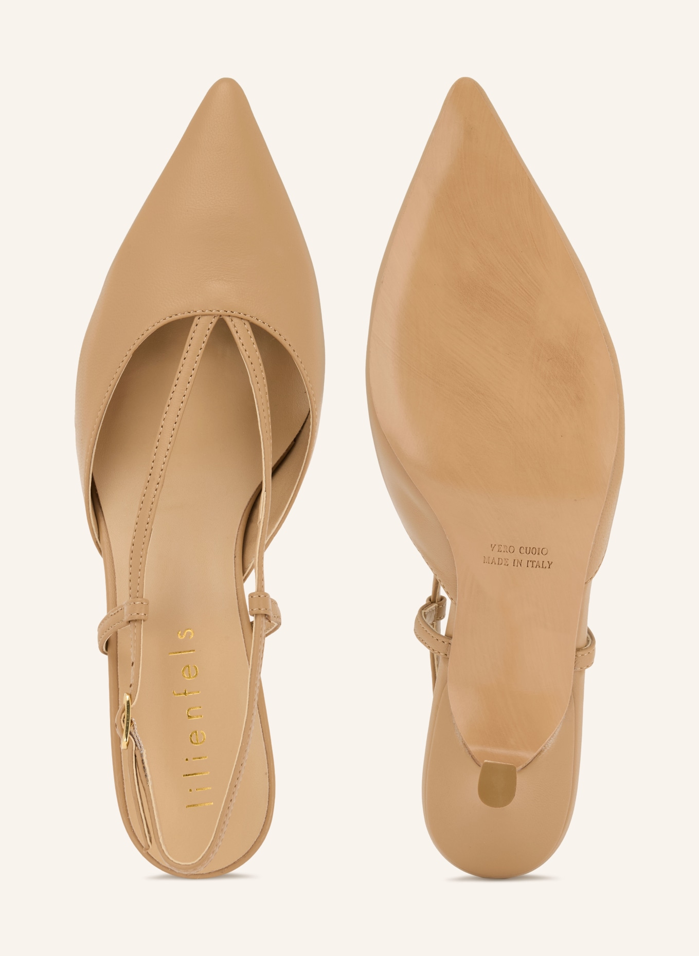lilienfels Slingpumps: CAMEL