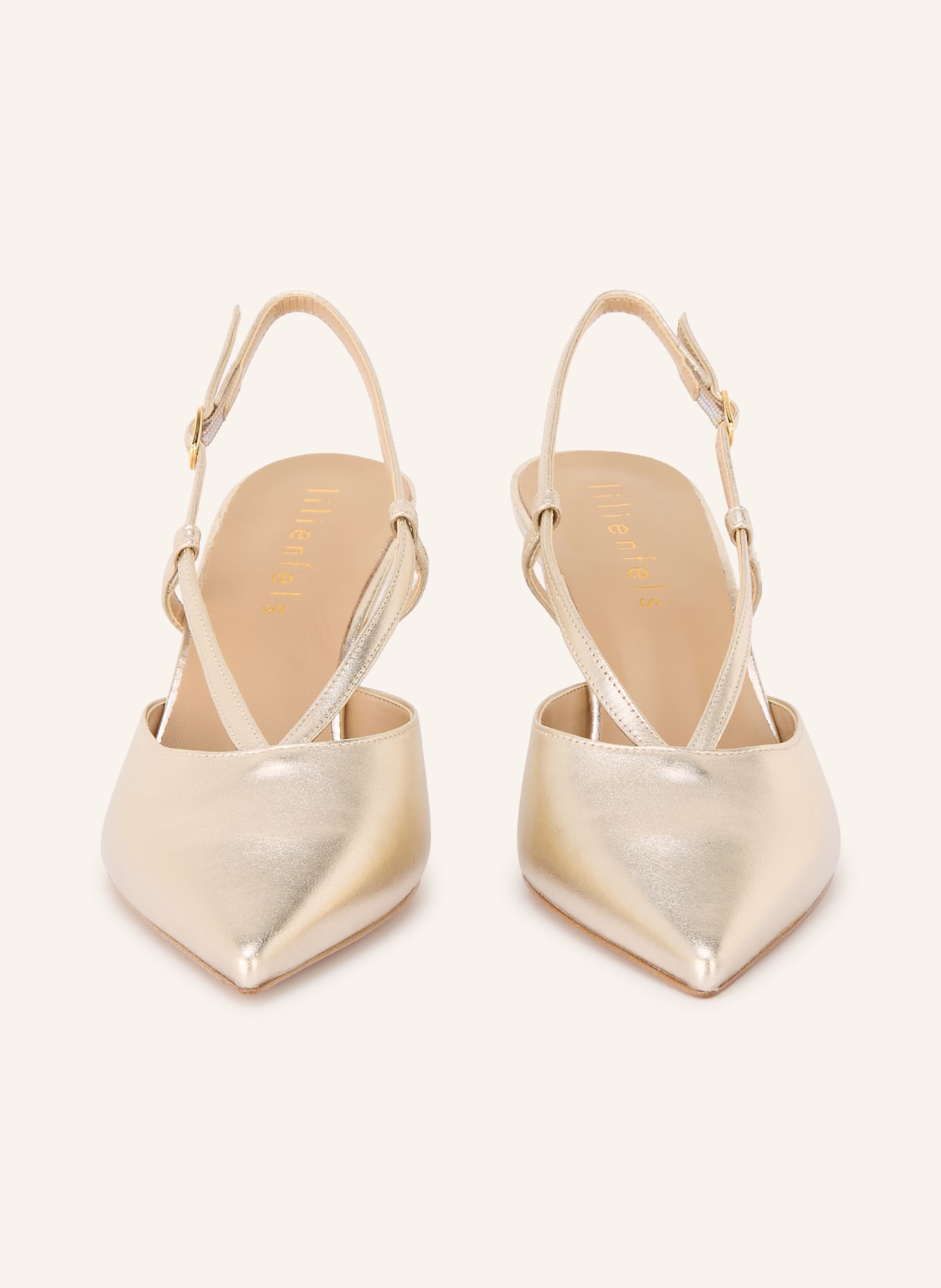 lilienfels Slingpumps: GOLD