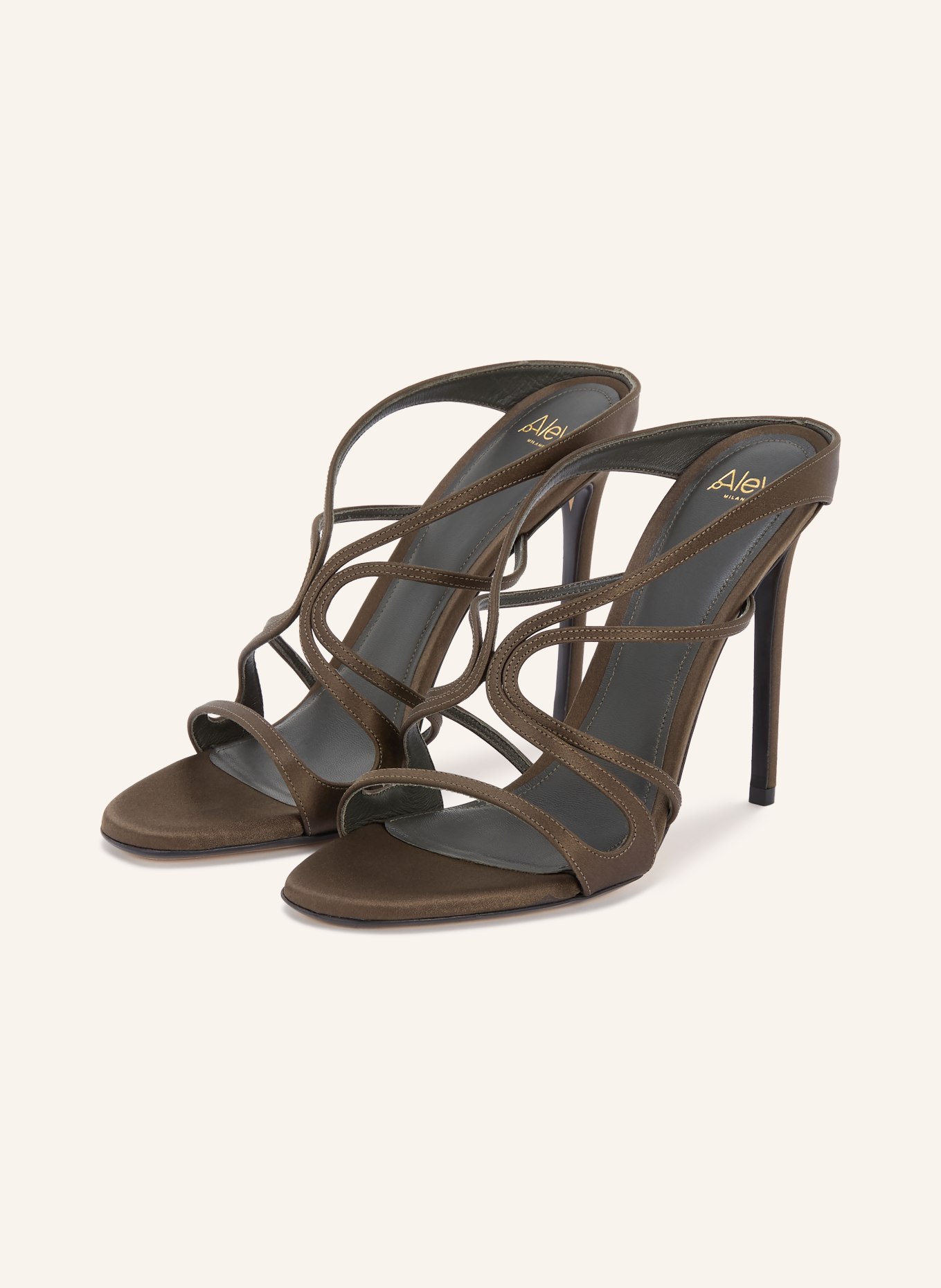 ALEVI MONY mules: KHAKI