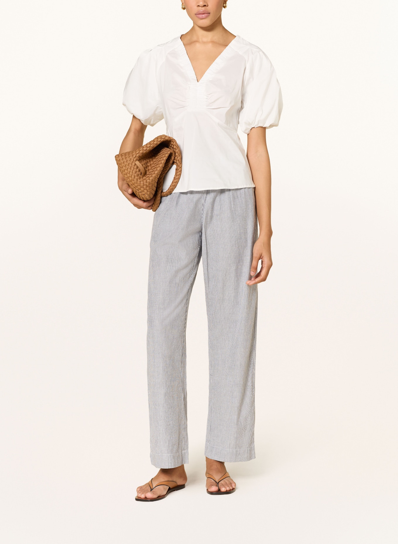 NEO NOIR Malenehose SONAR: WEISS / DUNKELBLAU