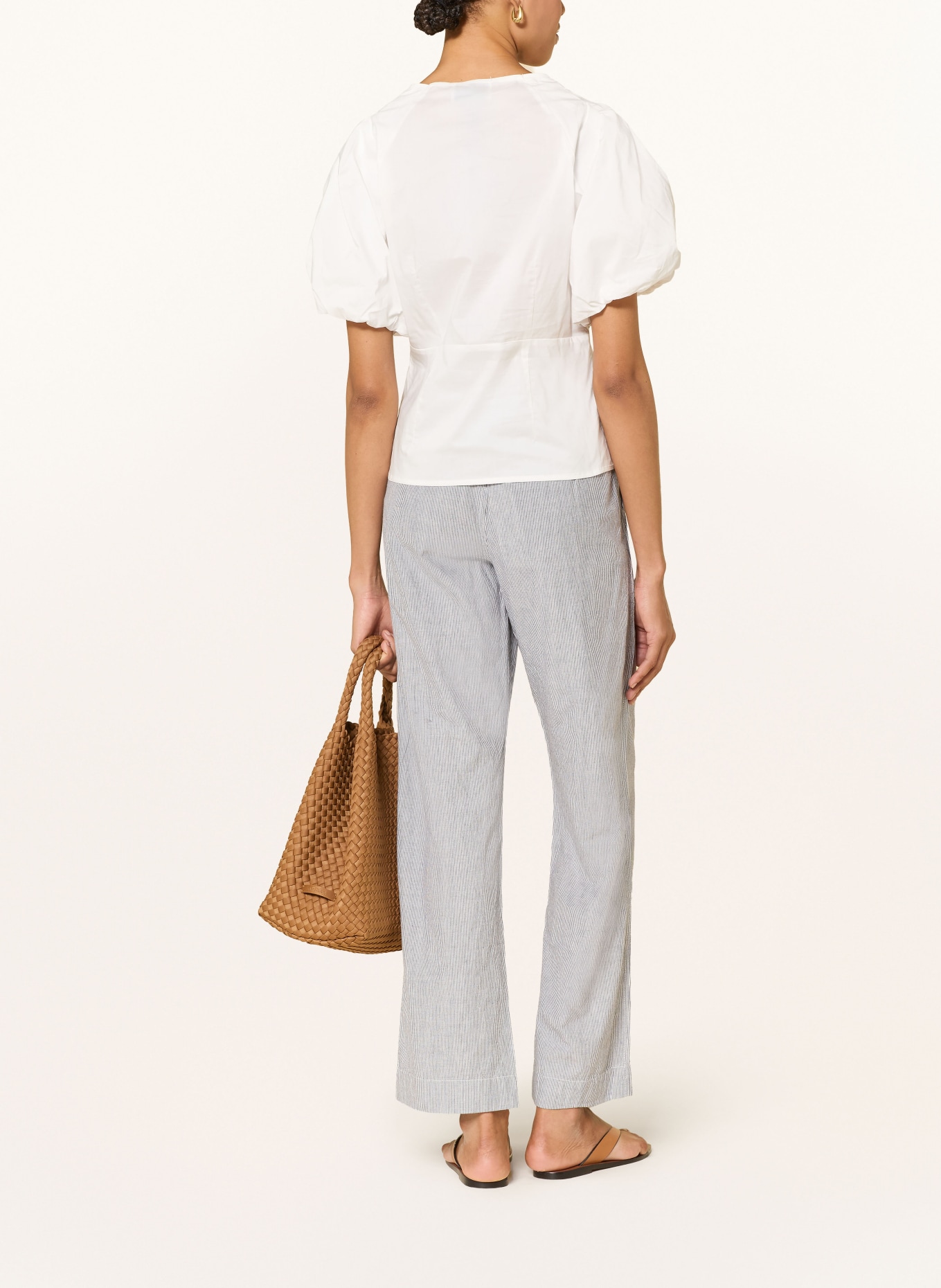 NEO NOIR Malenehose SONAR: WEISS / DUNKELBLAU