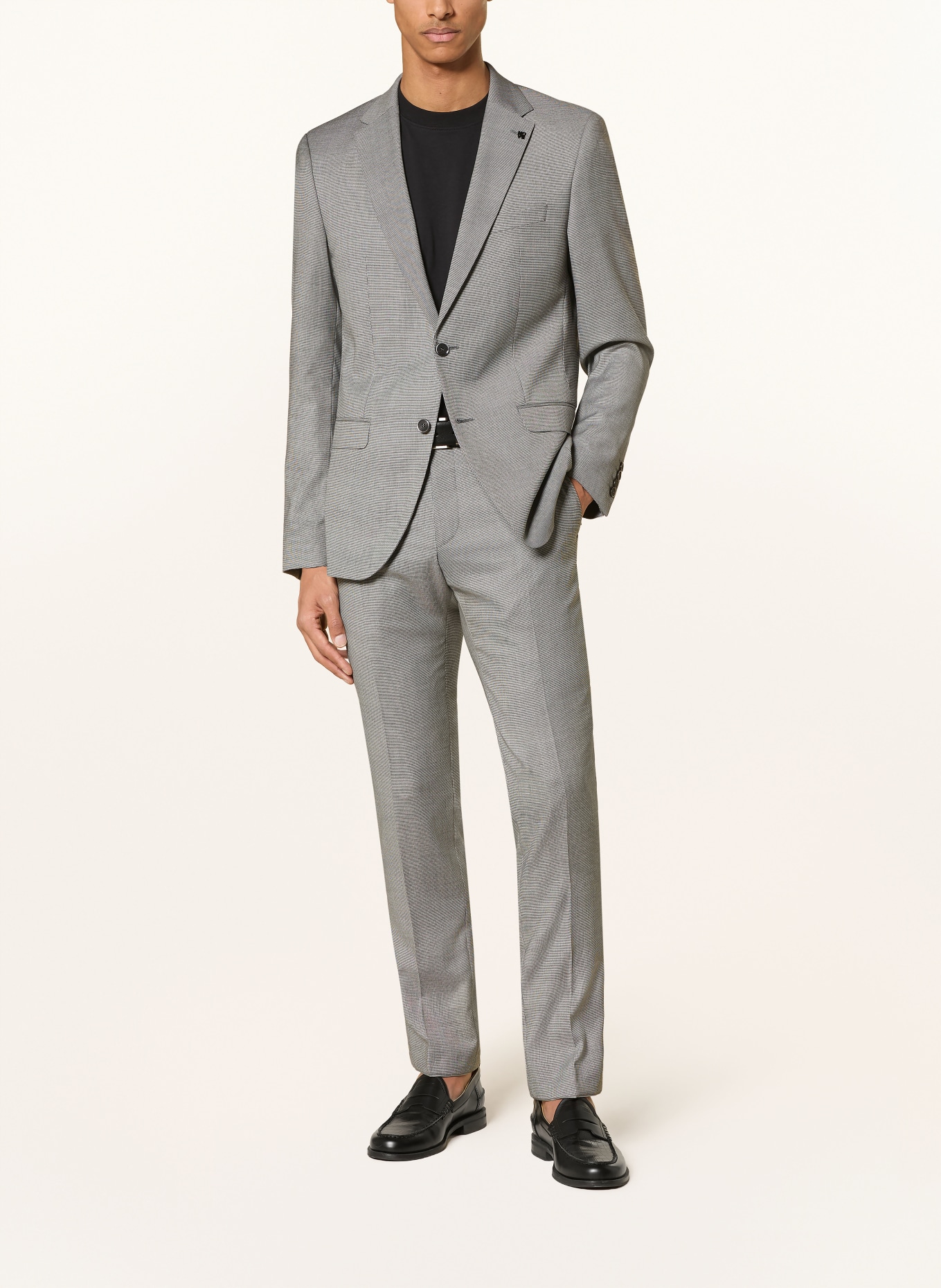 DIGEL move Pak ANTHONY Slim Fit: ZWART / WIT