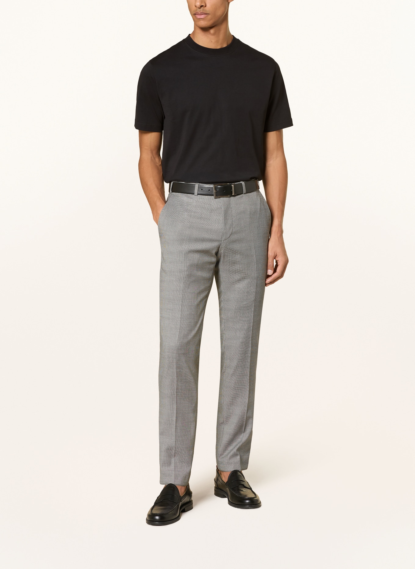 DIGEL move Pak ANTHONY Slim Fit: ZWART / WIT