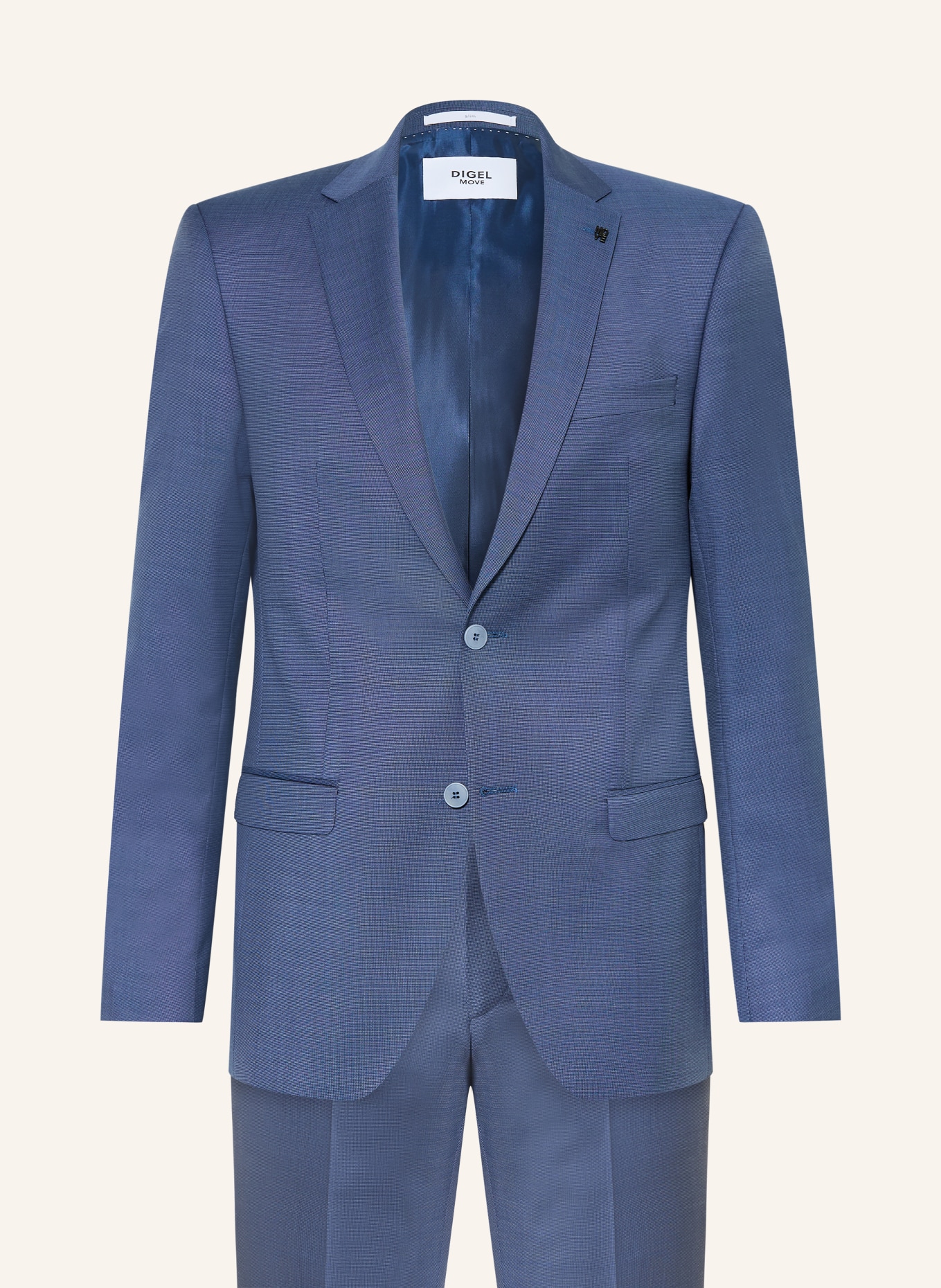 DIGEL move ANTHONY Slim Fit Suit: BLUE