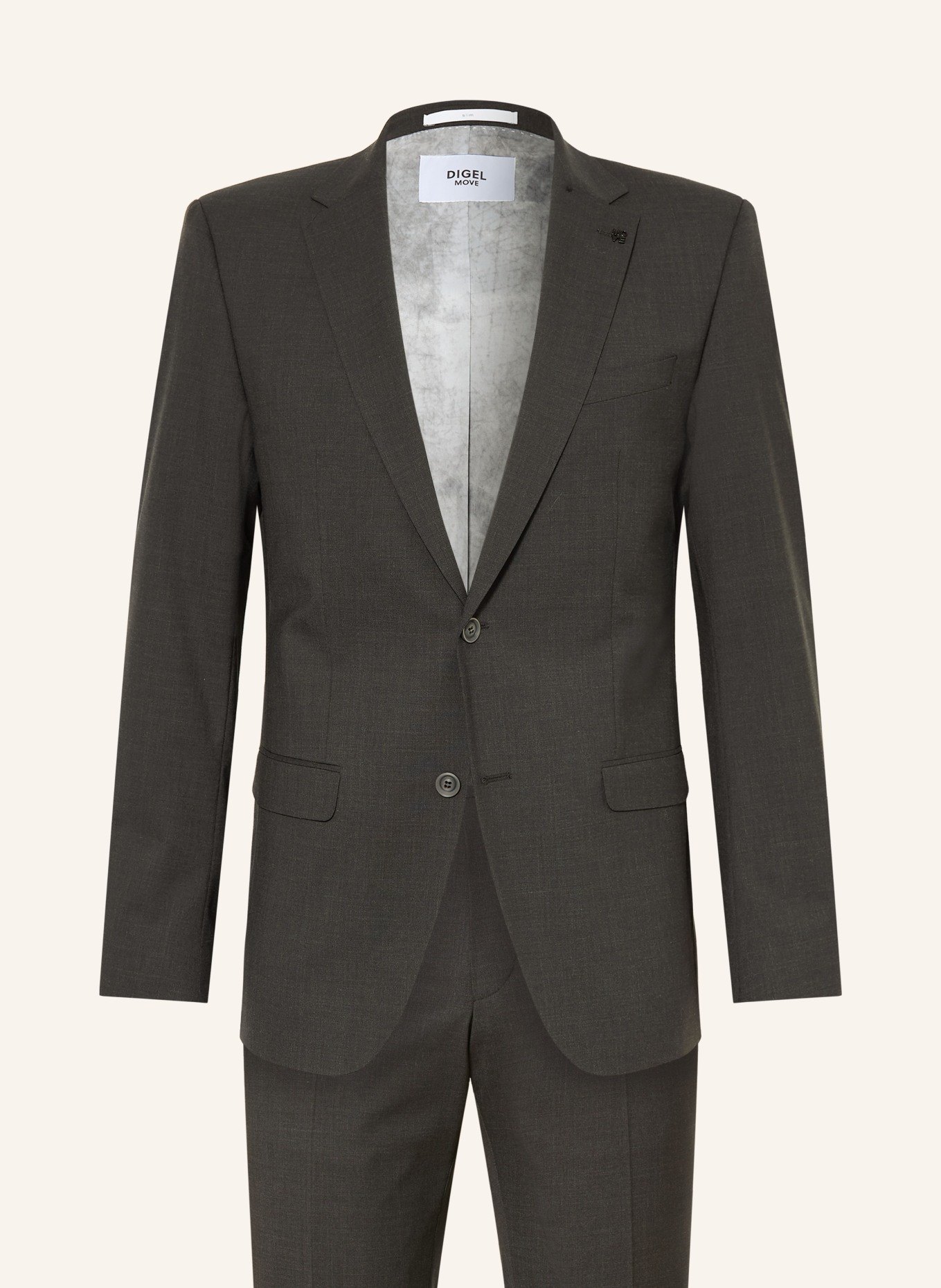 DIGEL move Pak ANTHONY Slim Fit: DONKERGRIJS