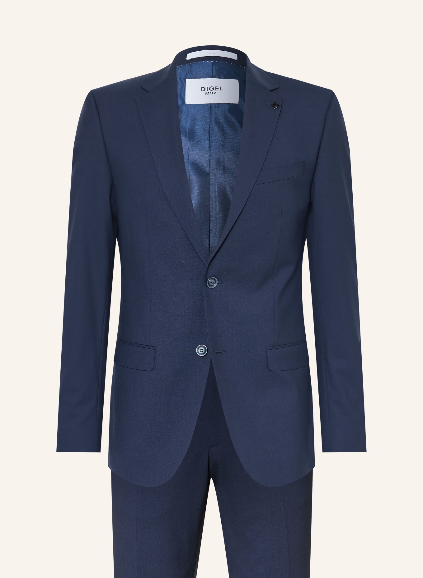 DIGEL move ANTHONY Slim Fit Suit: DARK BLUE