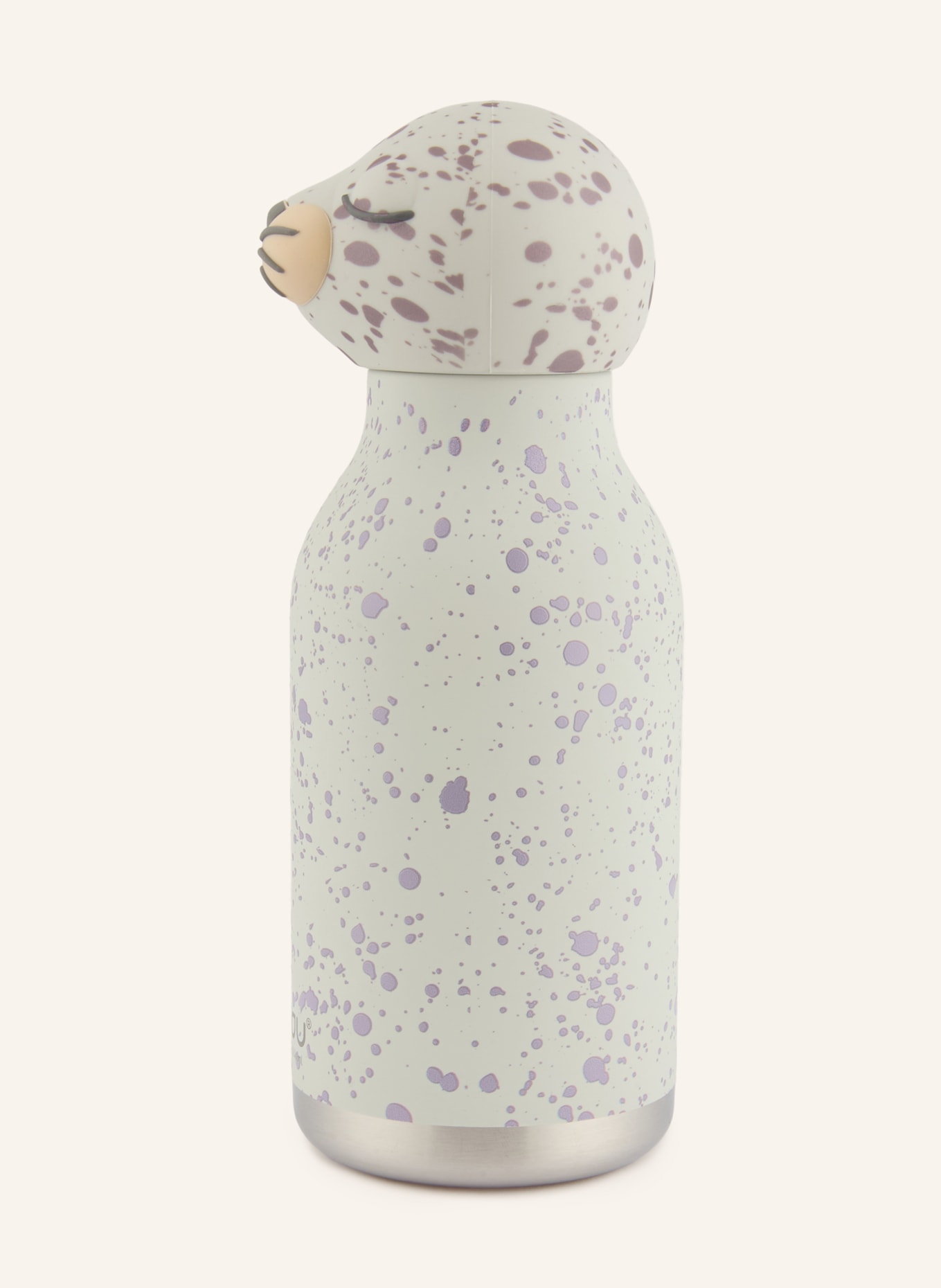 asobu Isolierflasche BESTIE: HELLGRAU / BEIGE / SCHWARZ