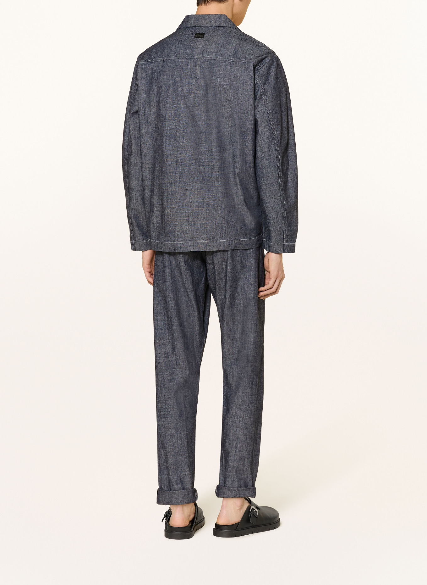 G-Star Chino MORRY Tapered Fit in jeanslook: DONKERBLAUW