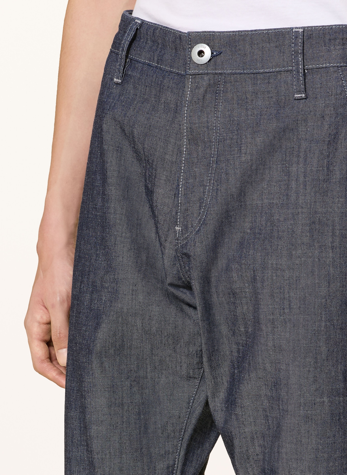 G-Star Chino MORRY Tapered Fit in jeanslook: DONKERBLAUW