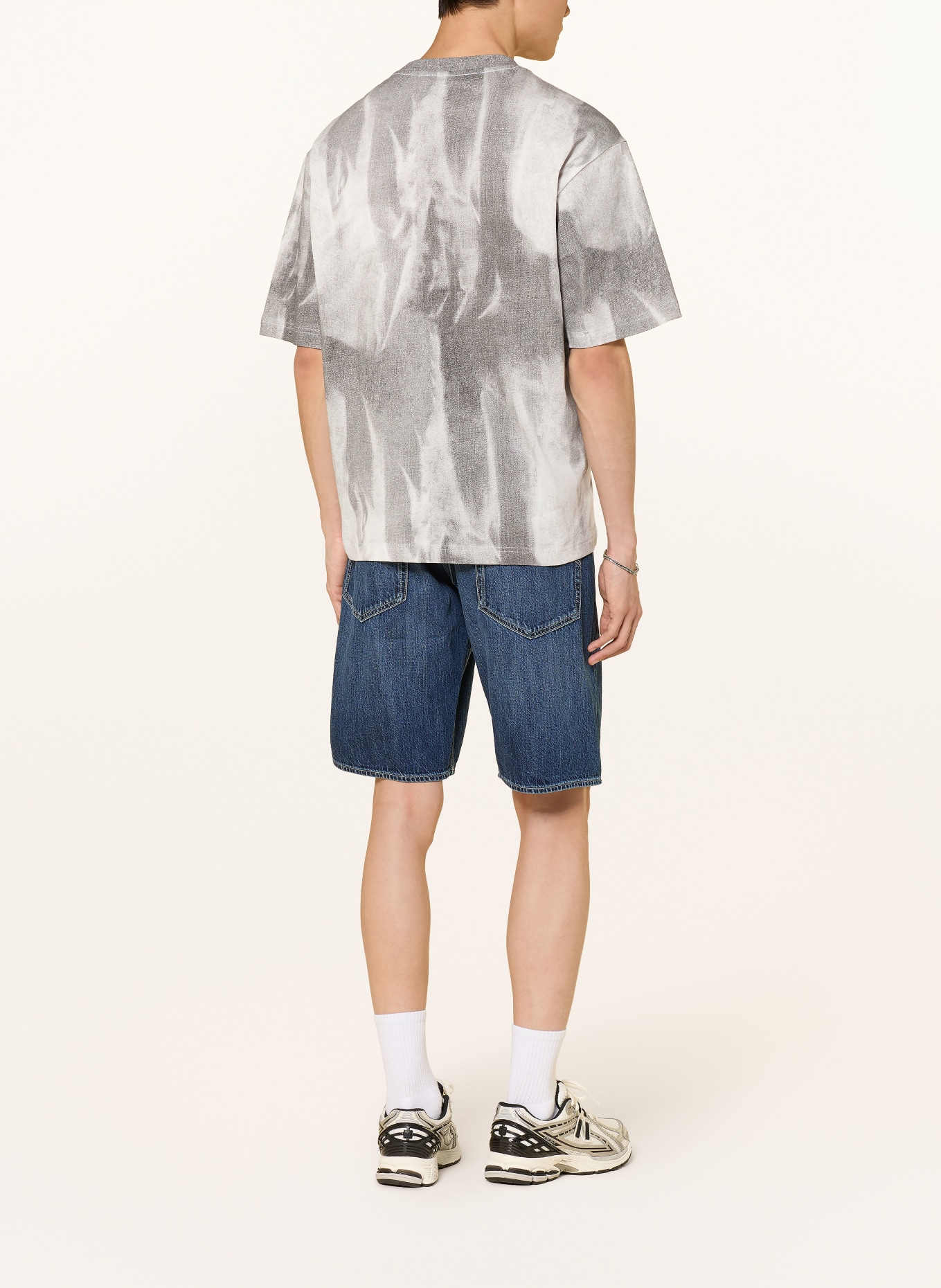 G-Star T-shirt: GRÅ / TAUPE / HVID