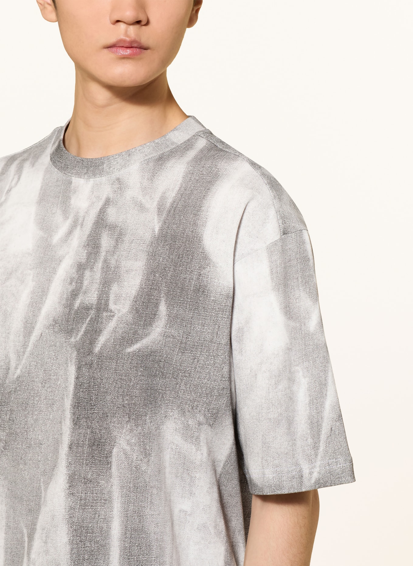 G-Star T-shirt: GRÅ / TAUPE / HVID