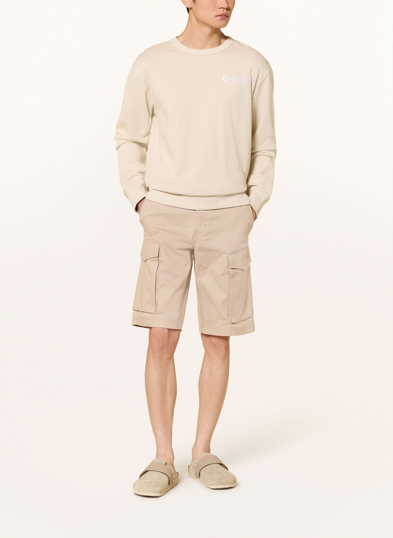G-Star Cargoshorts Regular Fit: BEIGE