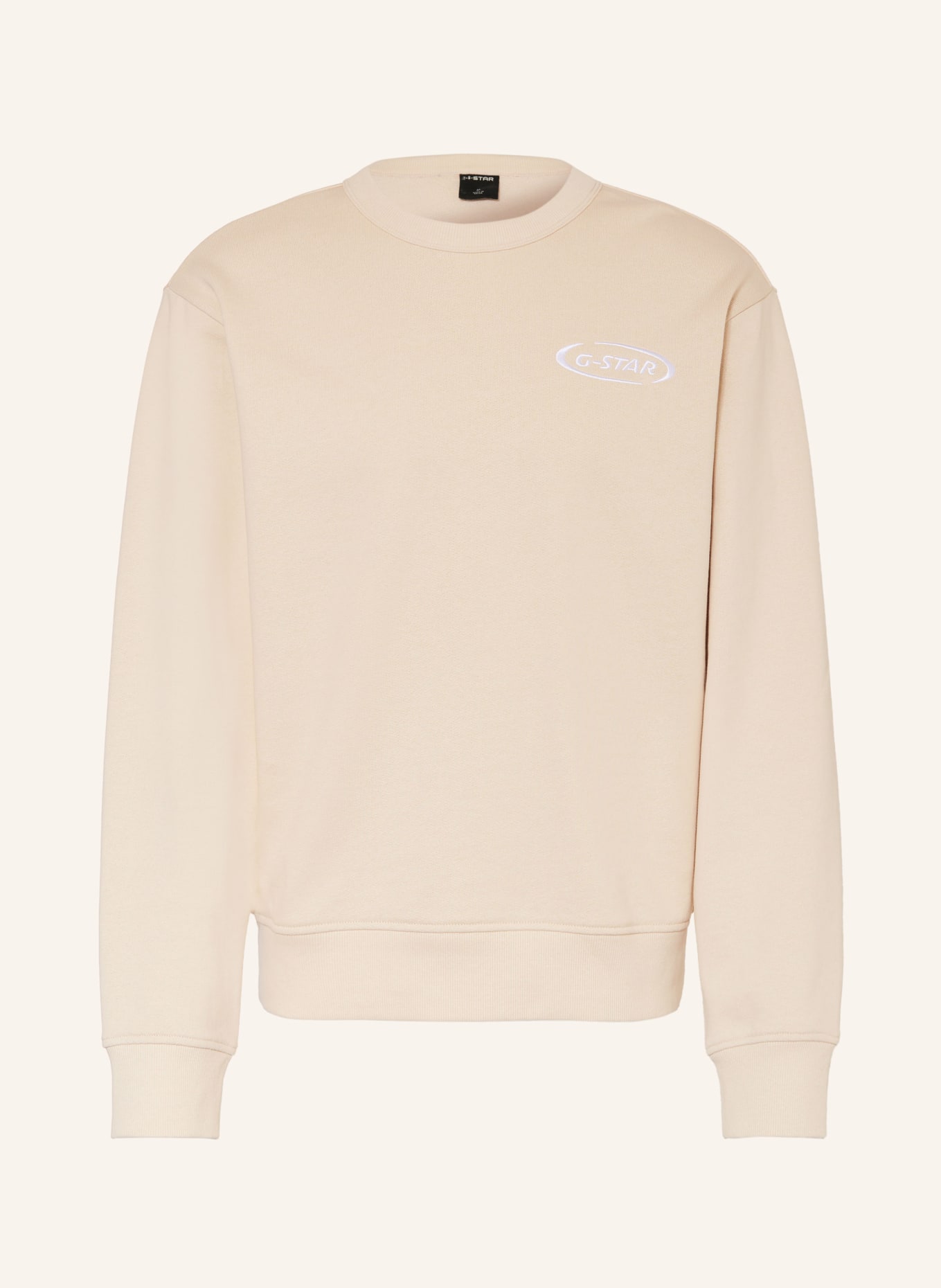 G-Star Sweatshirt: ECRU / HVID