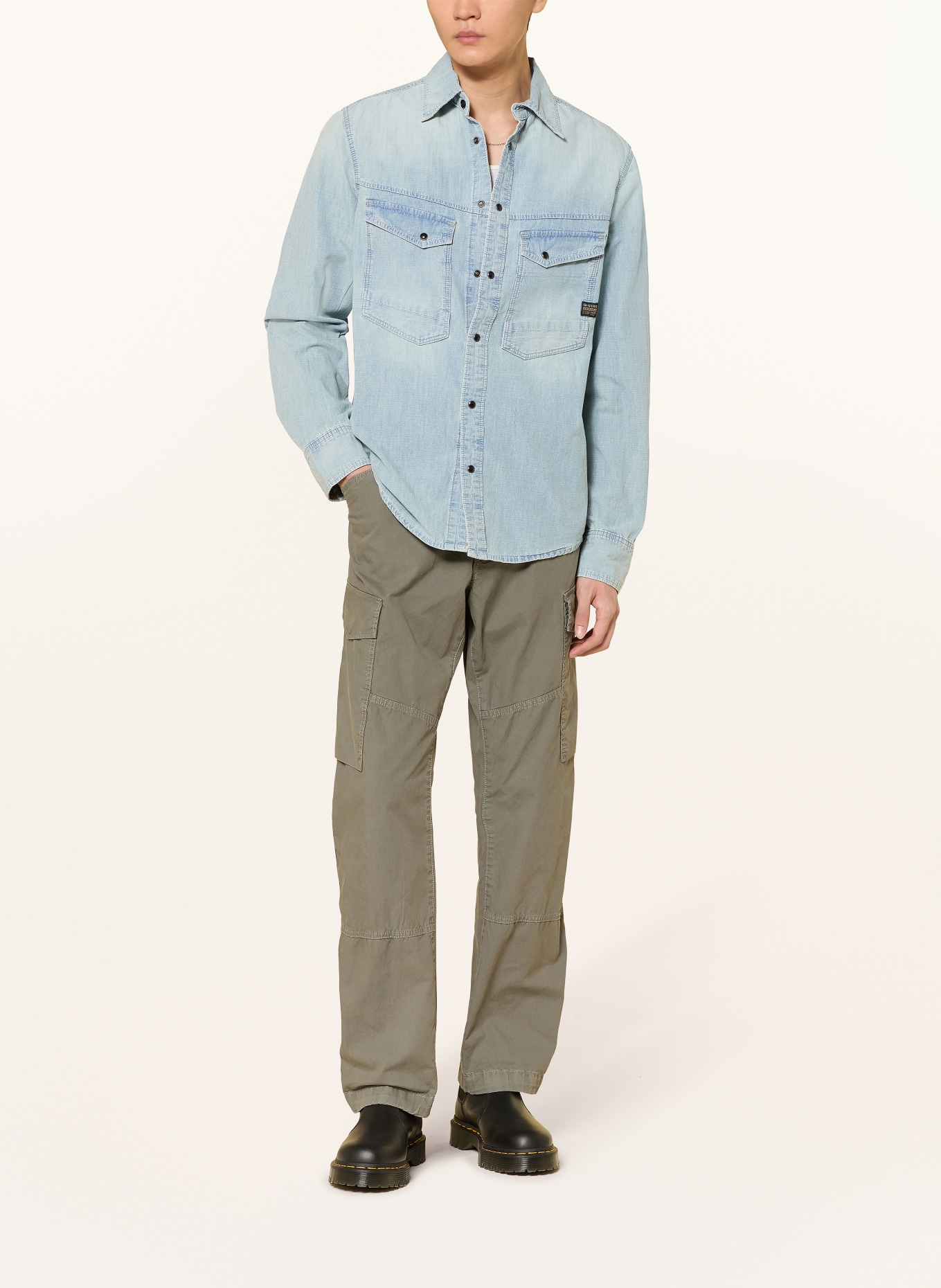 G-Star Koszula jeansowa DAKOTA Regular Fit: JASNONIEBIESKI