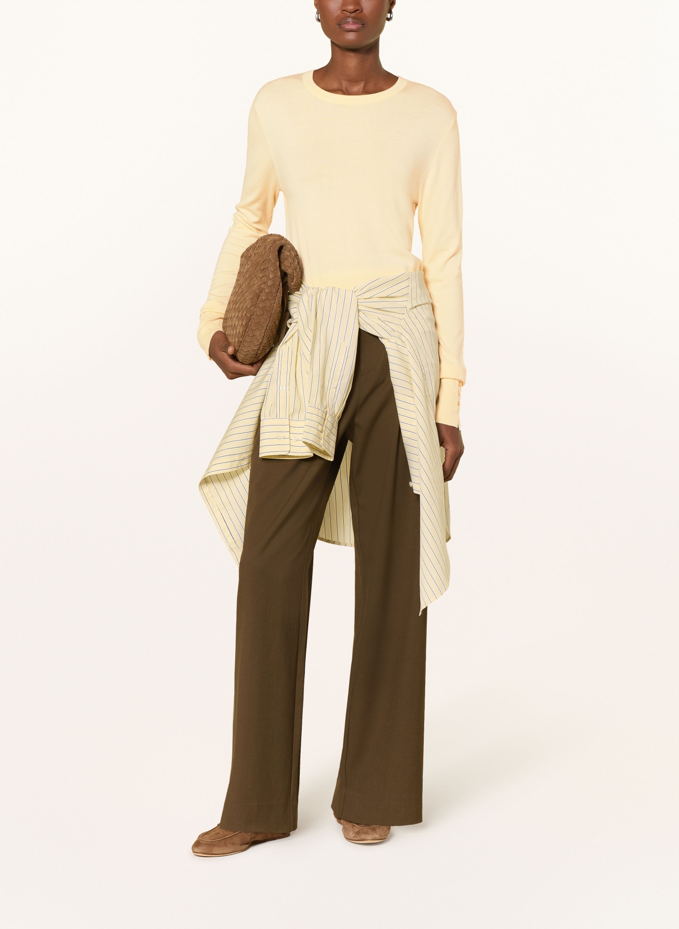 darling harbour Pullover: butter yellow