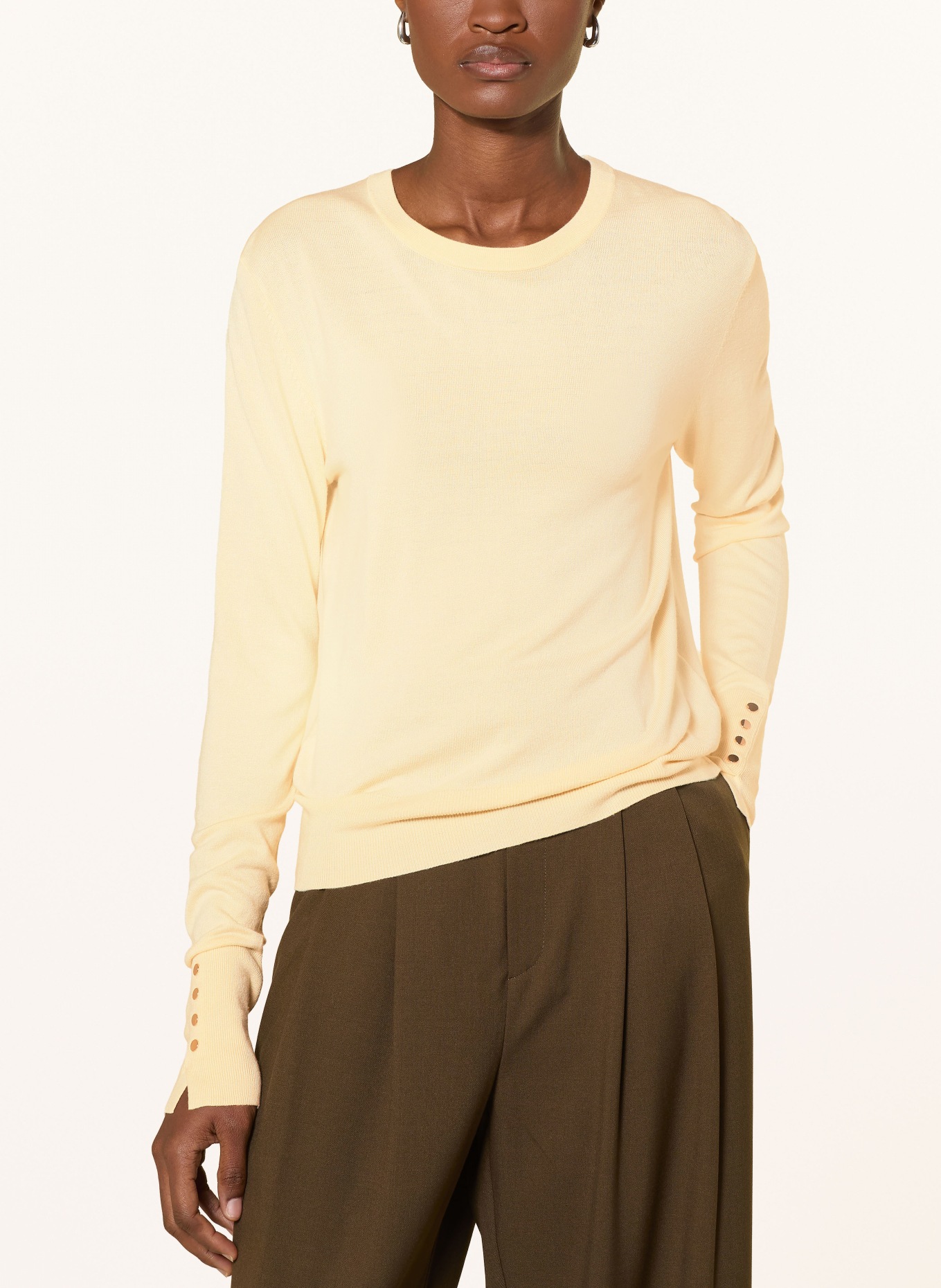 darling harbour Pullover: butter yellow