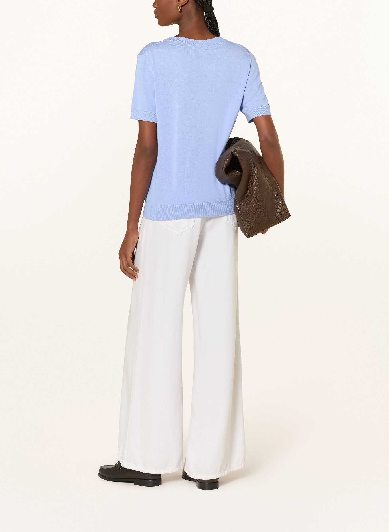 darling harbour Strickshirt: corn flower blue