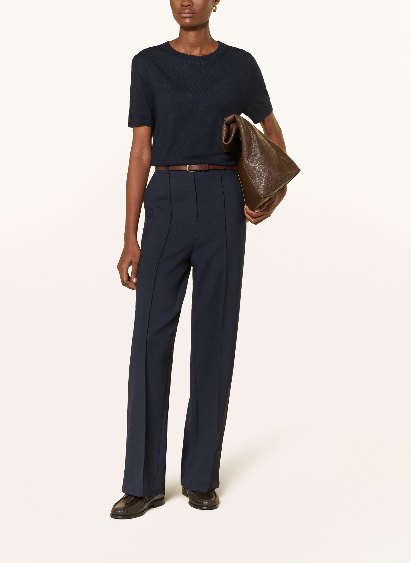 darling harbour knit shirt: NAVY