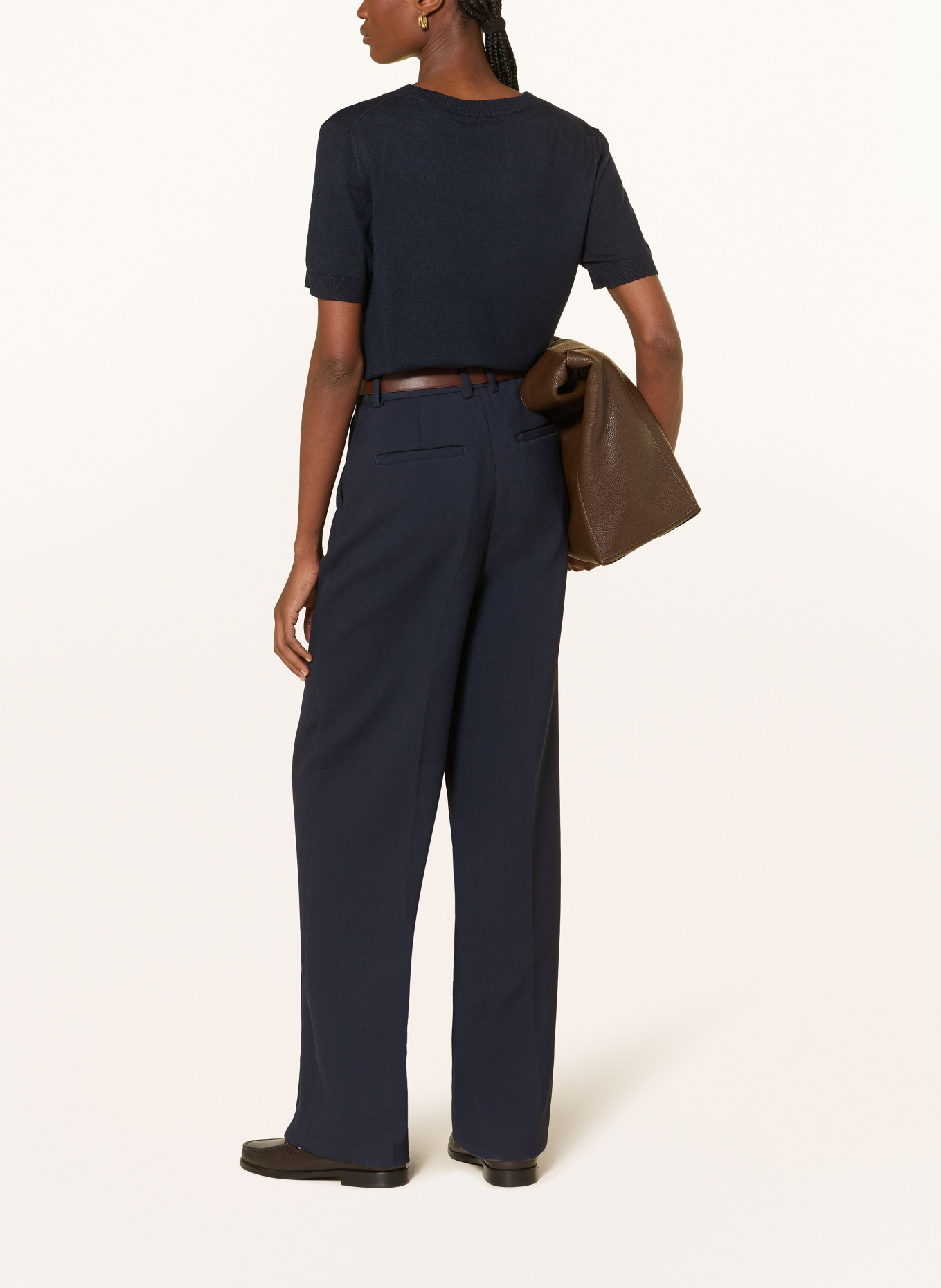 darling harbour knit shirt: NAVY