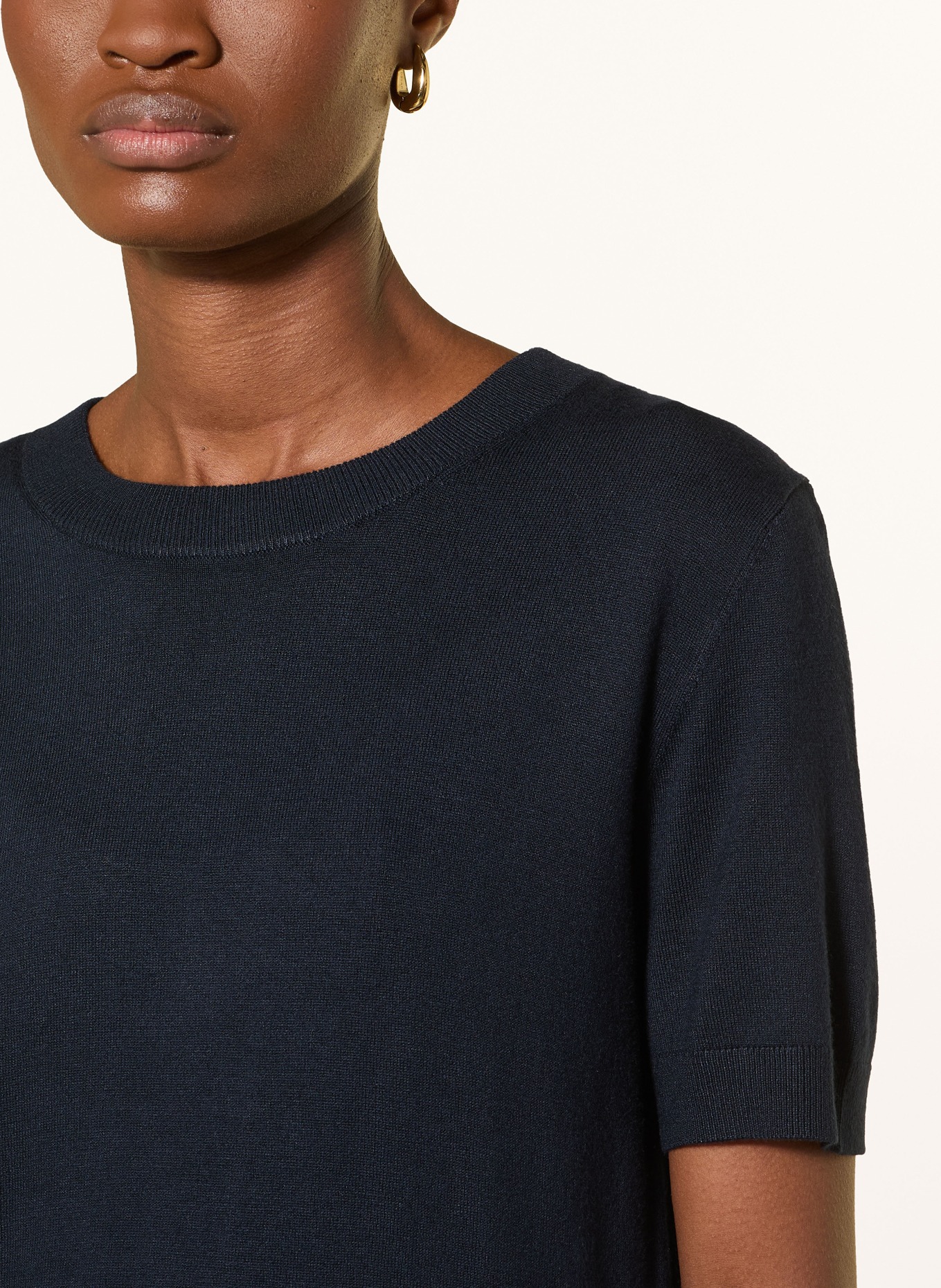 darling harbour knit shirt: NAVY
