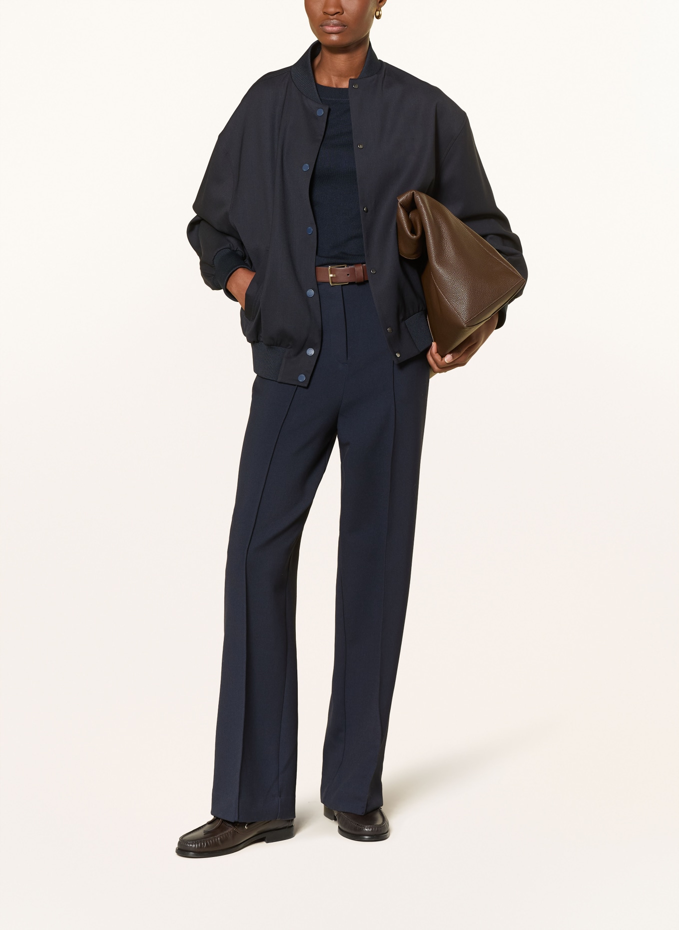 darling harbour knit shirt: NAVY
