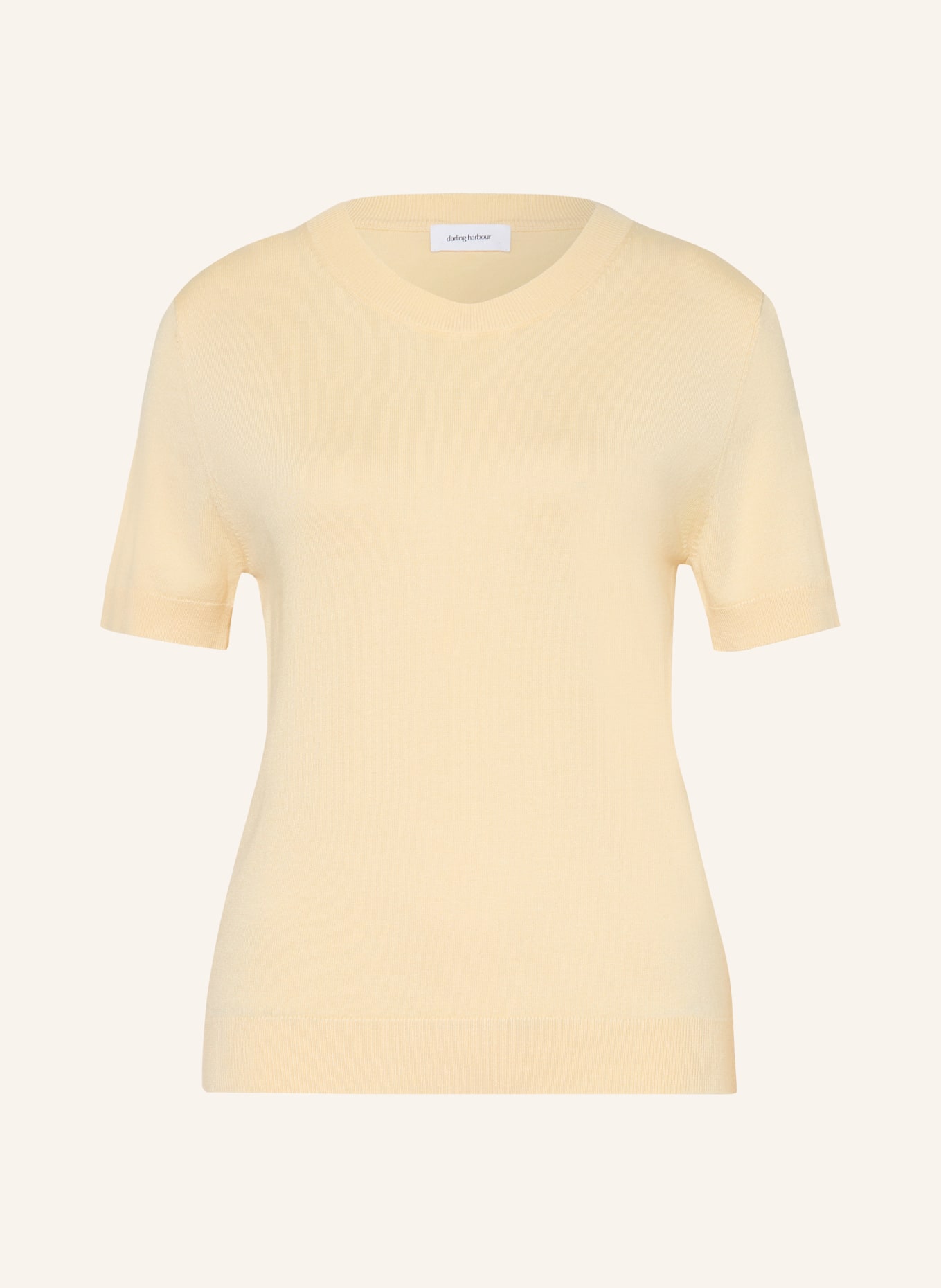 darling harbour koszulka z dzianiny: butter yellow