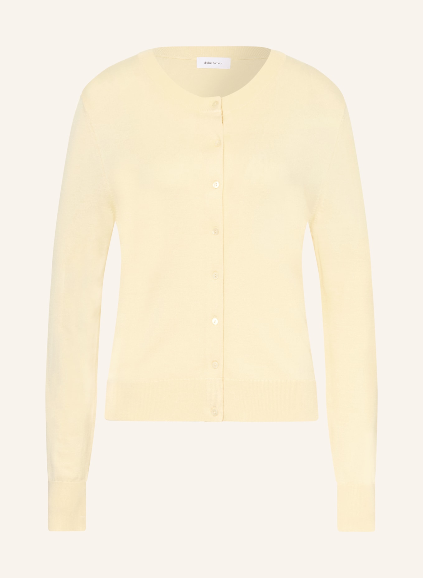 darling harbour Strickjacke: butter yellow