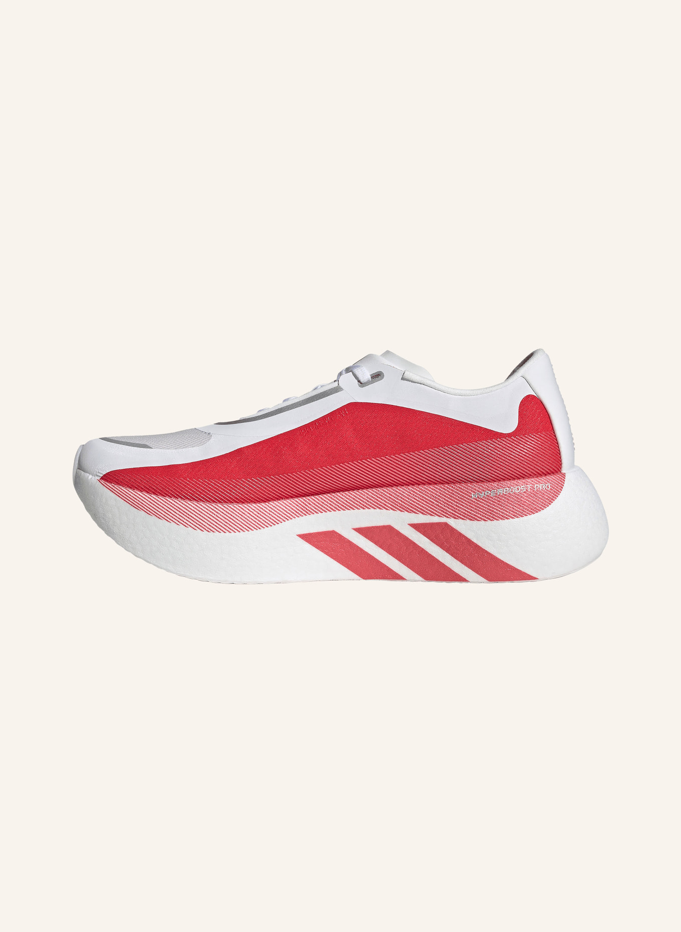 adidas Laufschuhe HYPERBOOST EDGE: WEISS / ROT