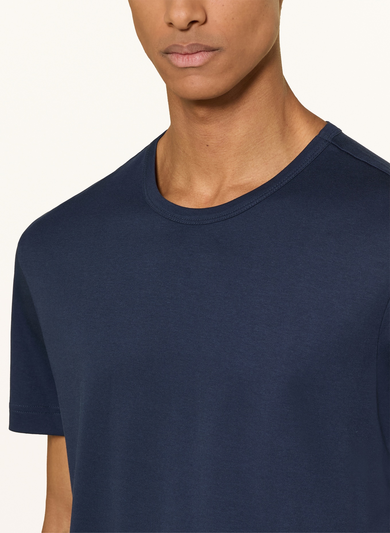 mey Shorty-pyjama uit de CURVES-serie: DONKERBLAUW / GROEN / WIT