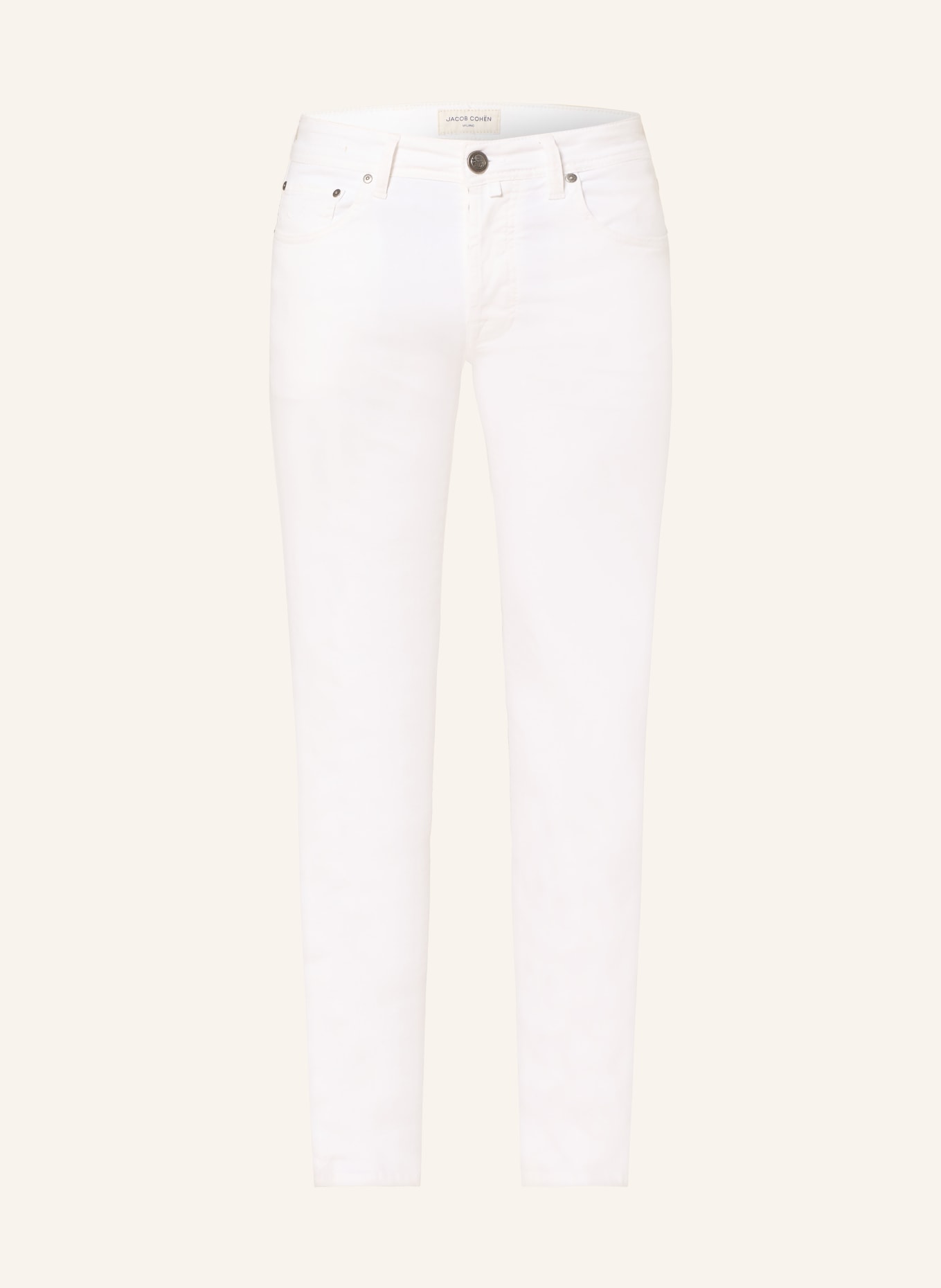 JACOB COHEN Slim fit-jeans: A00 OPTICAL WHITE