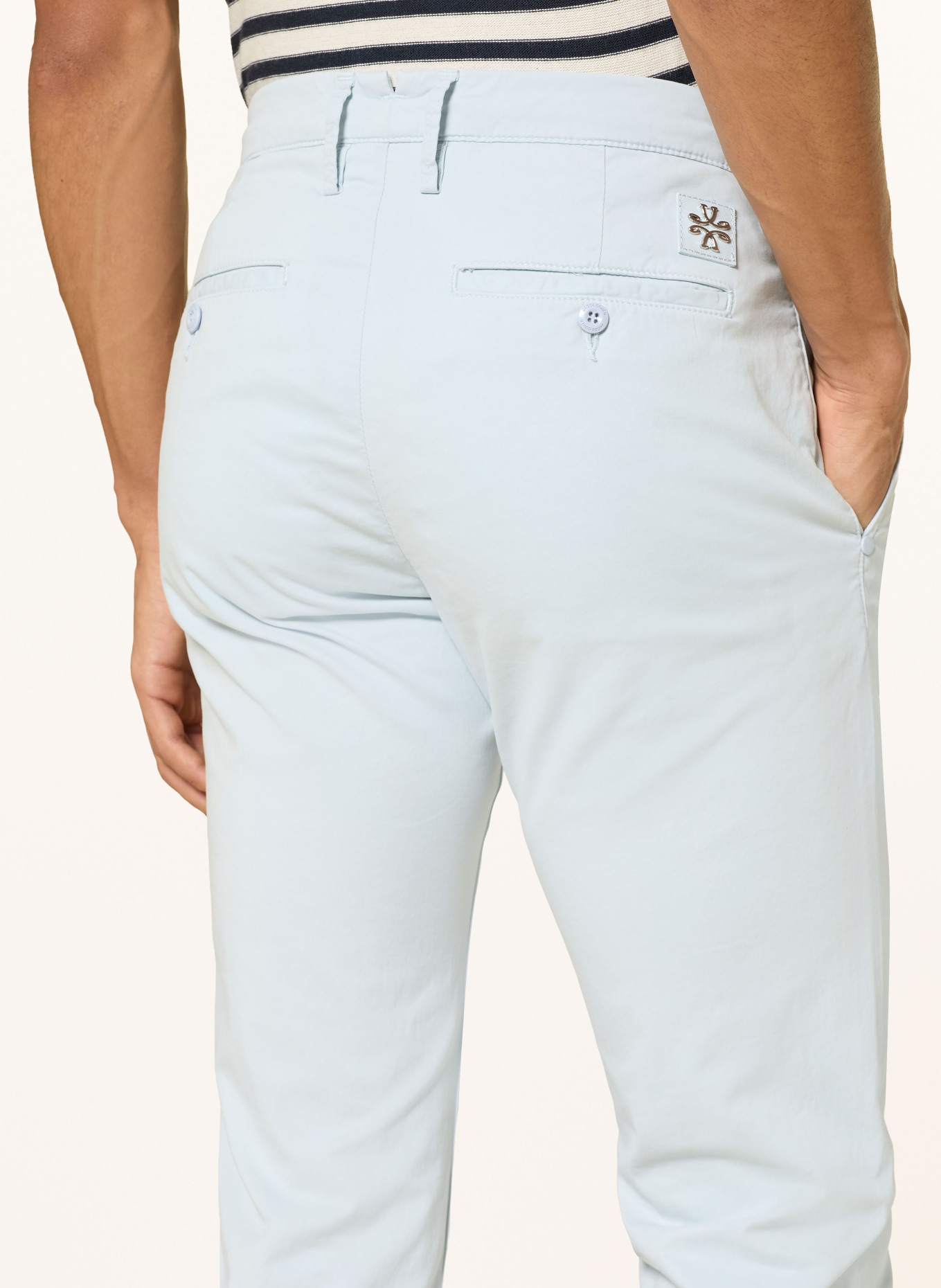 JACOB COHEN Chino BOBBY Slim Fit: HELLBLAU
