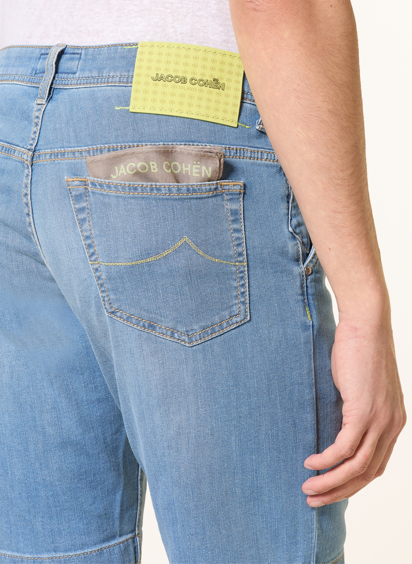 JACOB COHEN Slim fit jeansshort: 300D Light Blue
