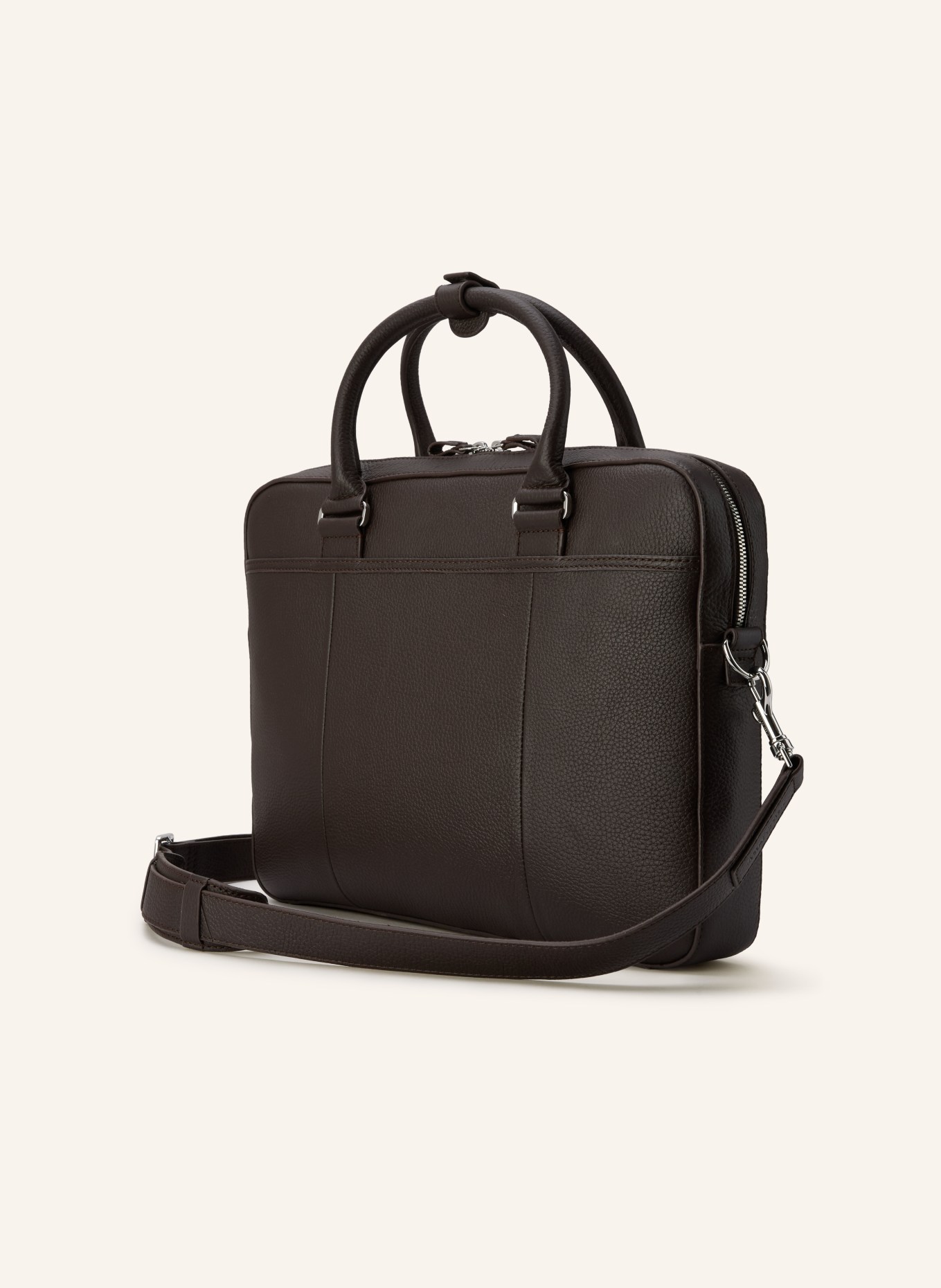 TIGER OF SWEDEN Laptoptas: MARRON FONCÉ