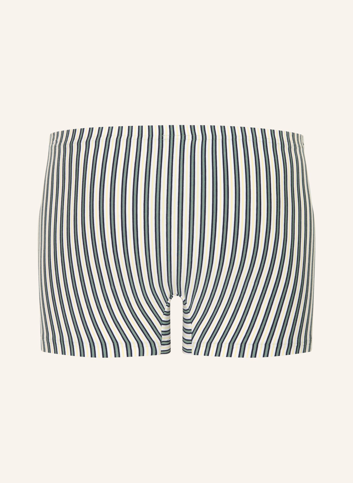 mey Boxershorts uit de PALM STRIPES-serie: GEEL / GROEN / WIT
