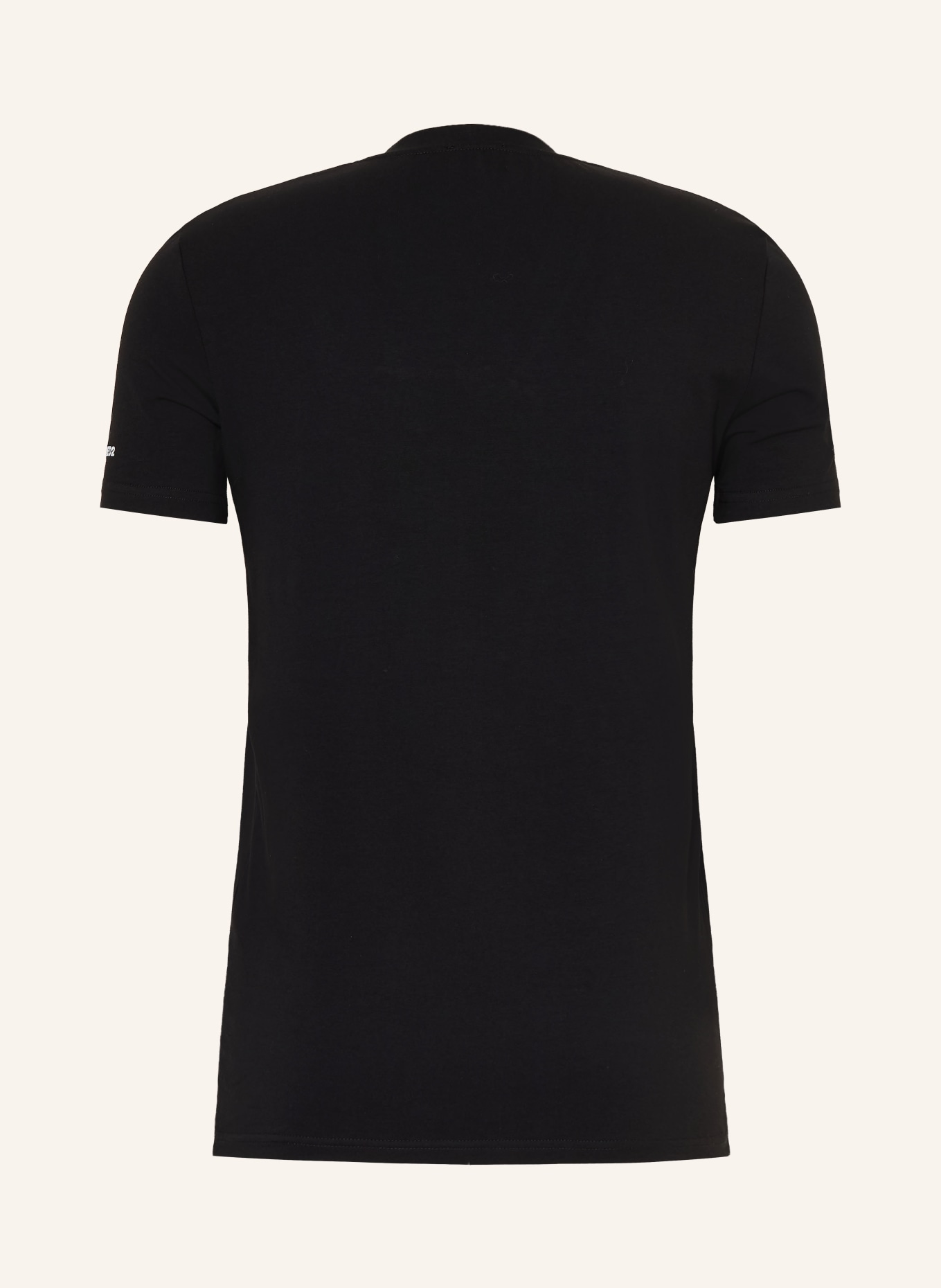 DSQUARED2 V-neck shirt: BLACK