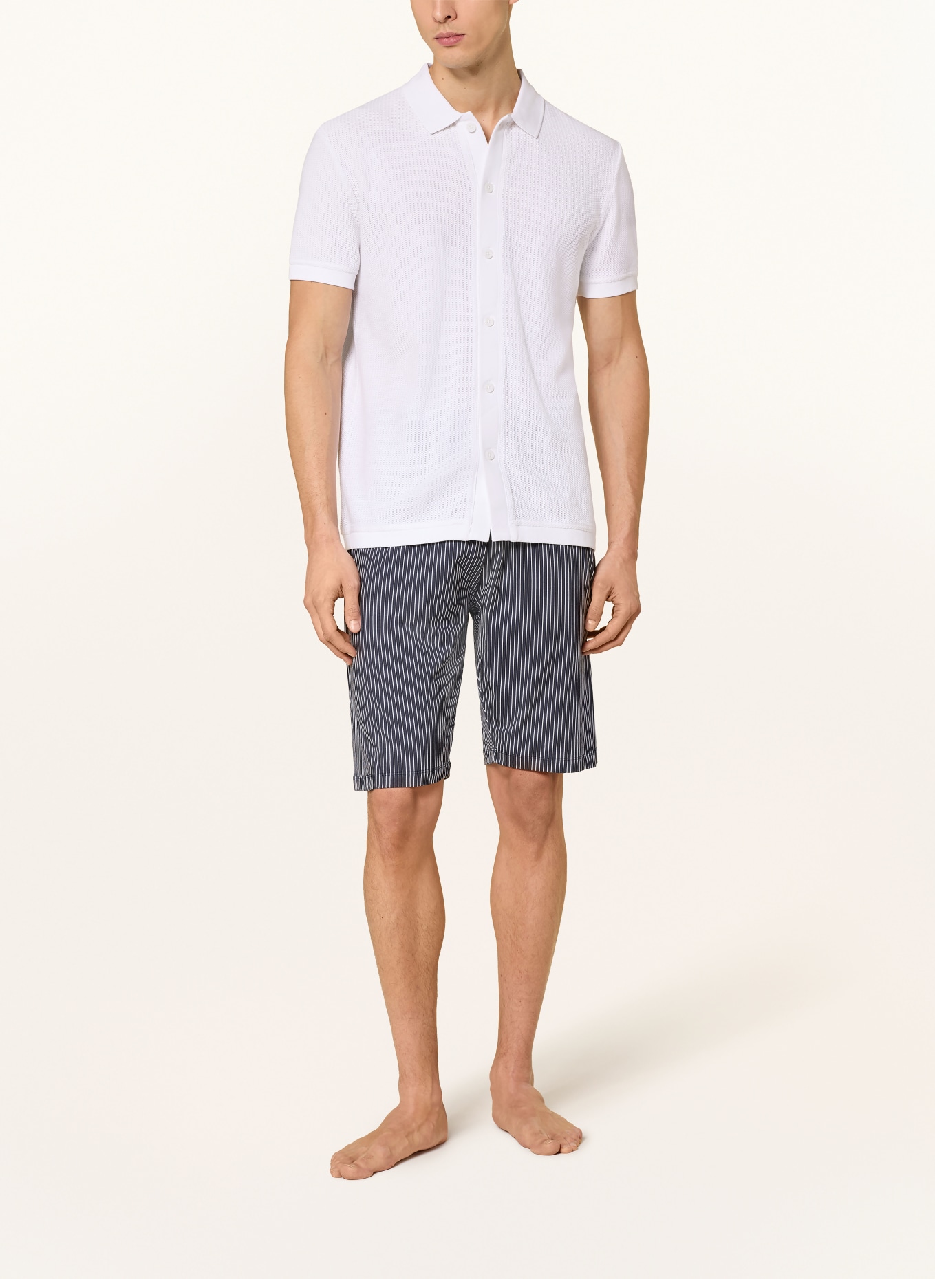 mey Série de chemises de nuit KNITTED RHAPSODY: BLANC