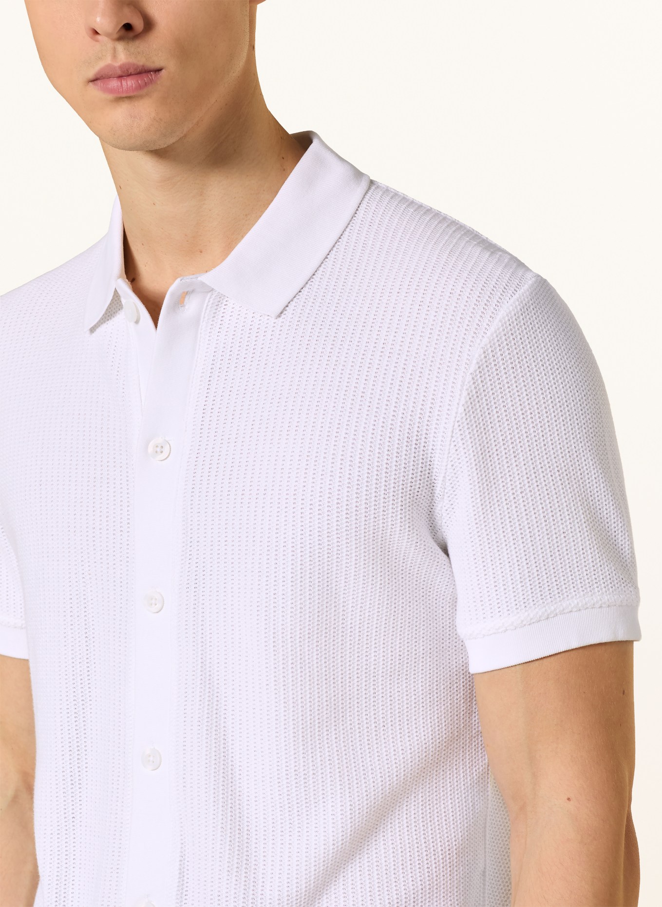 mey Série de chemises de nuit KNITTED RHAPSODY: BLANC