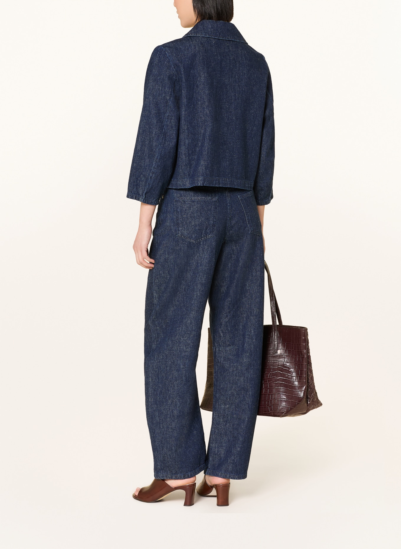 SELECTED Jeans Barrel: DARK BLUE DENIM