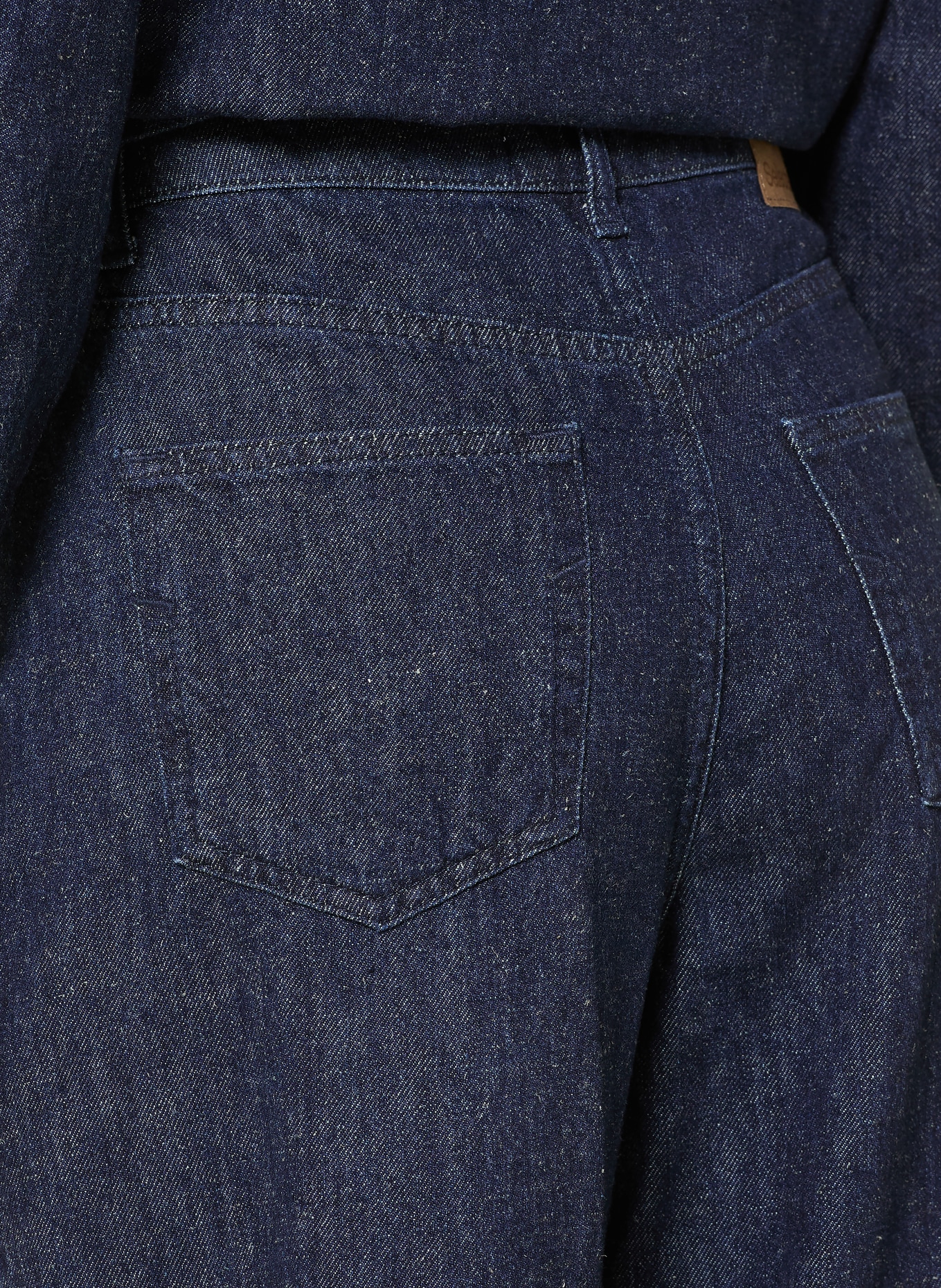SELECTED Jeans Barrel: DARK BLUE DENIM