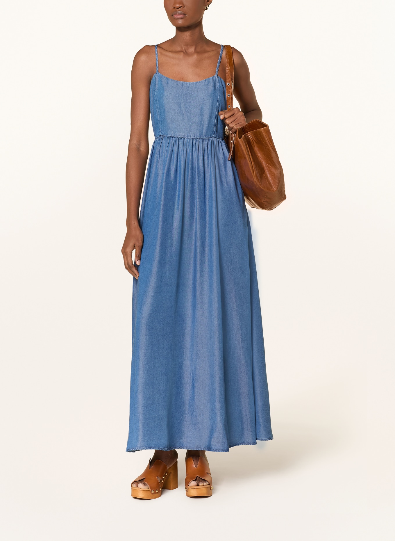 SELECTED Femme Kleid in Jeansoptik: HELLBLAU