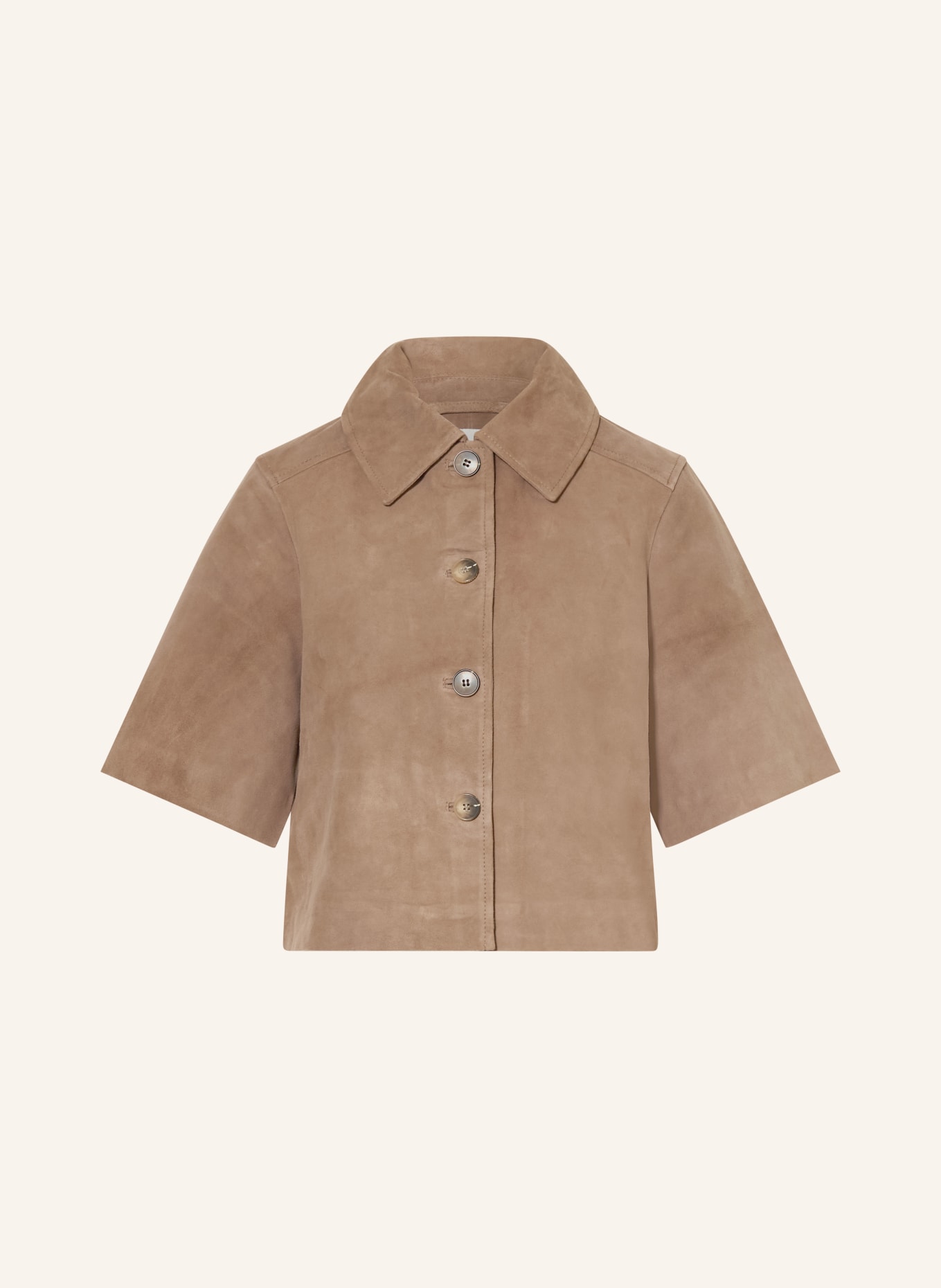 SELECTED Femme Jachetă de piele: TAUPE