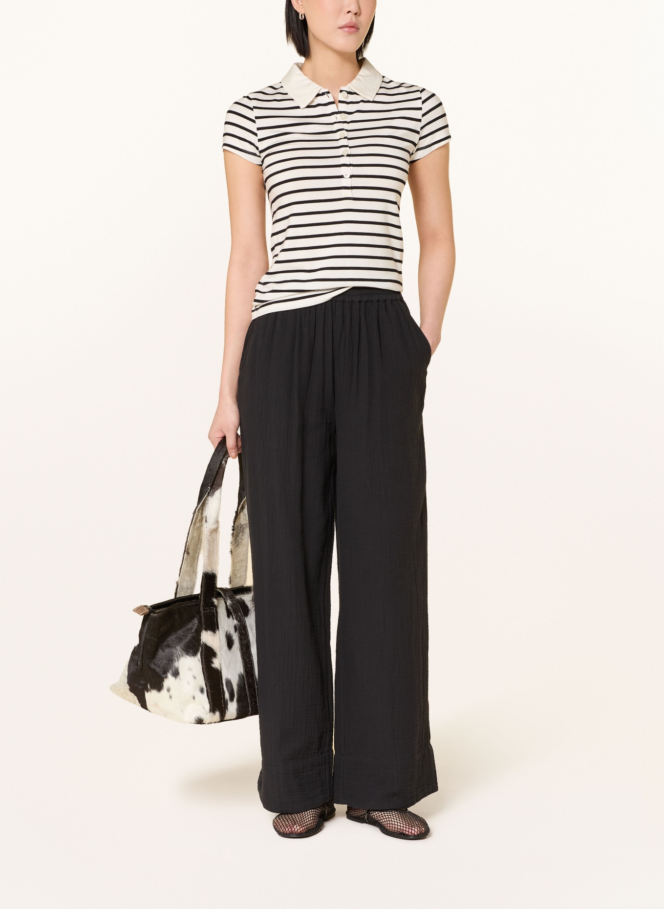 SELECTED Femme marlene pants: BLACK
