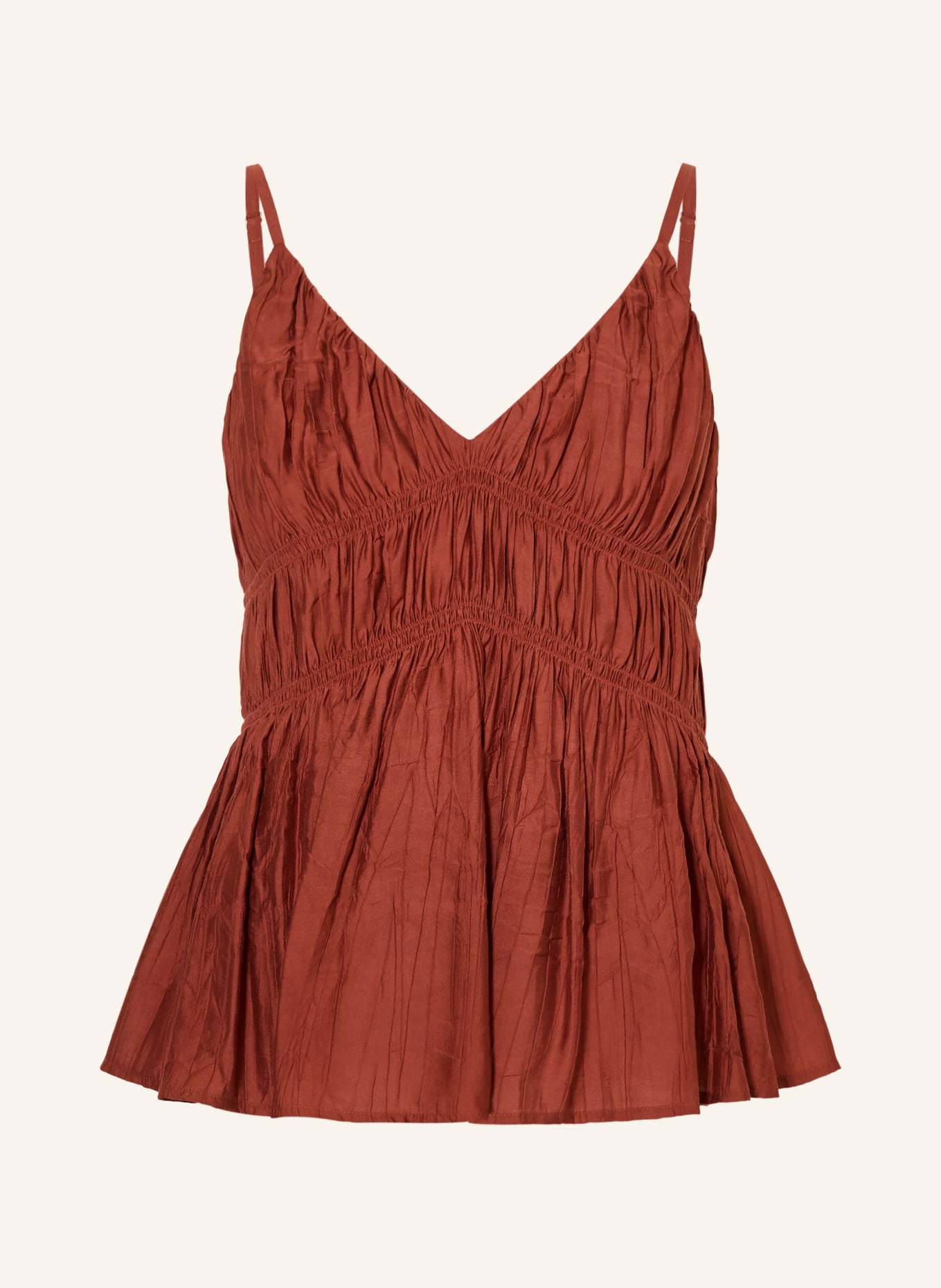 SELECTED Femme Haut: ROUGE FONCÉ