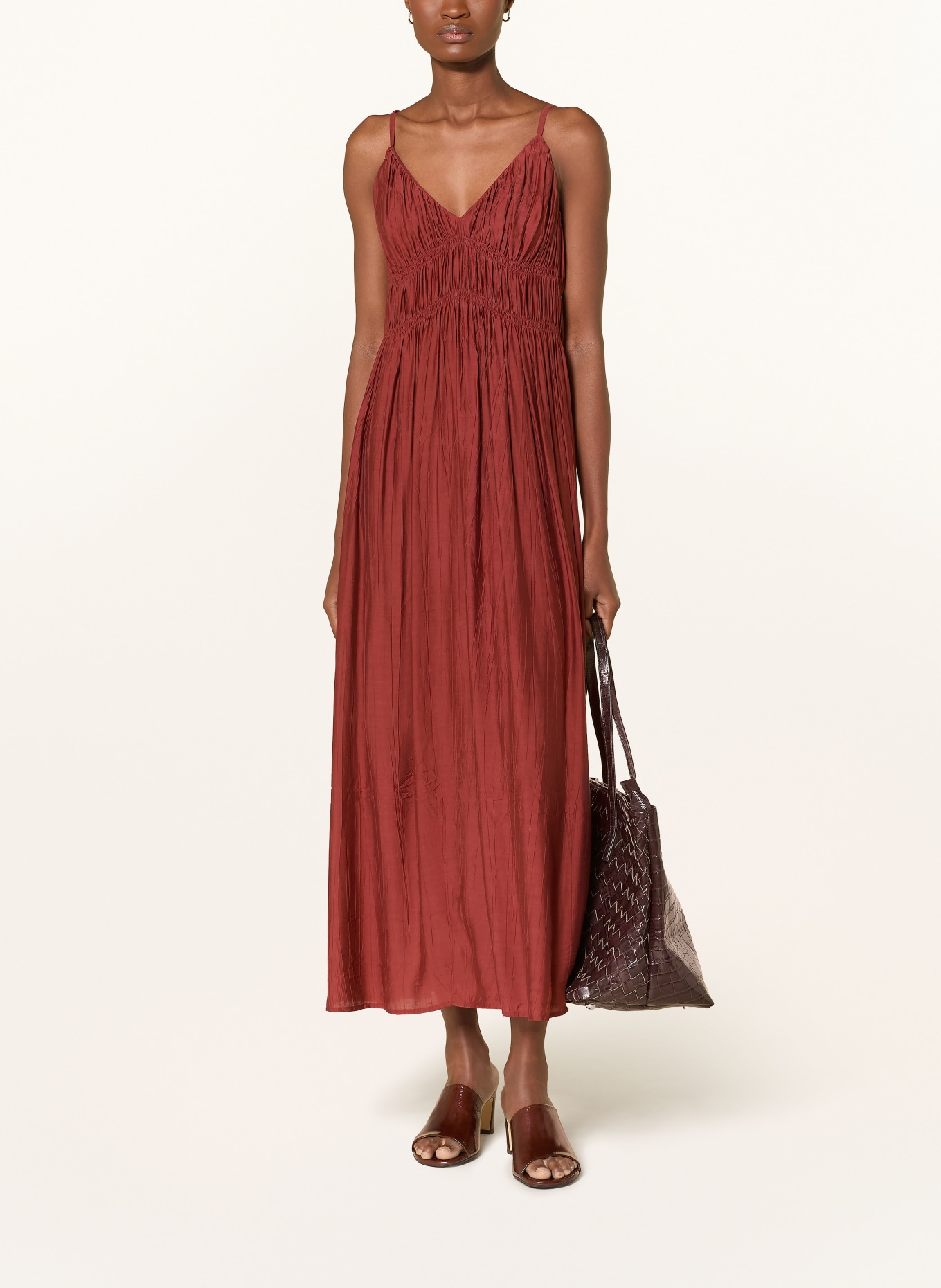 SELECTED Femme Kleid: DUNKELROT