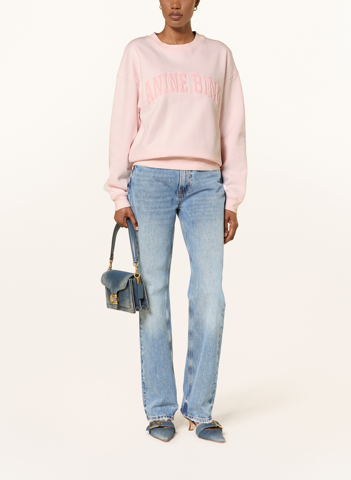 ANINE BING Sweatshirt SPENCER: ROSE CLAIR