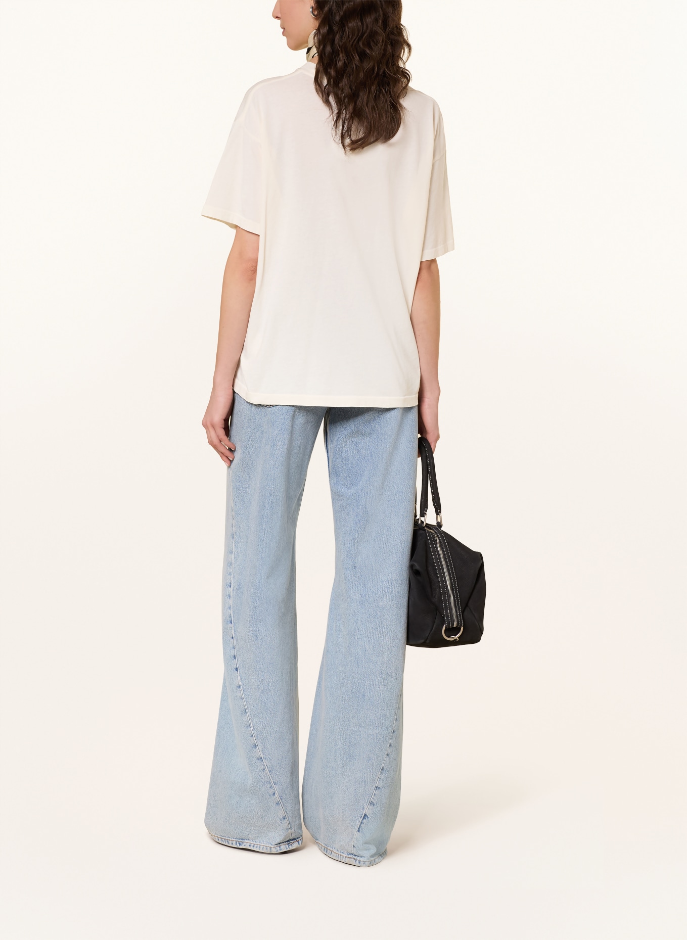 ANINE BING T-shirt CADE TEEWILD FLOWERS: CRÈME